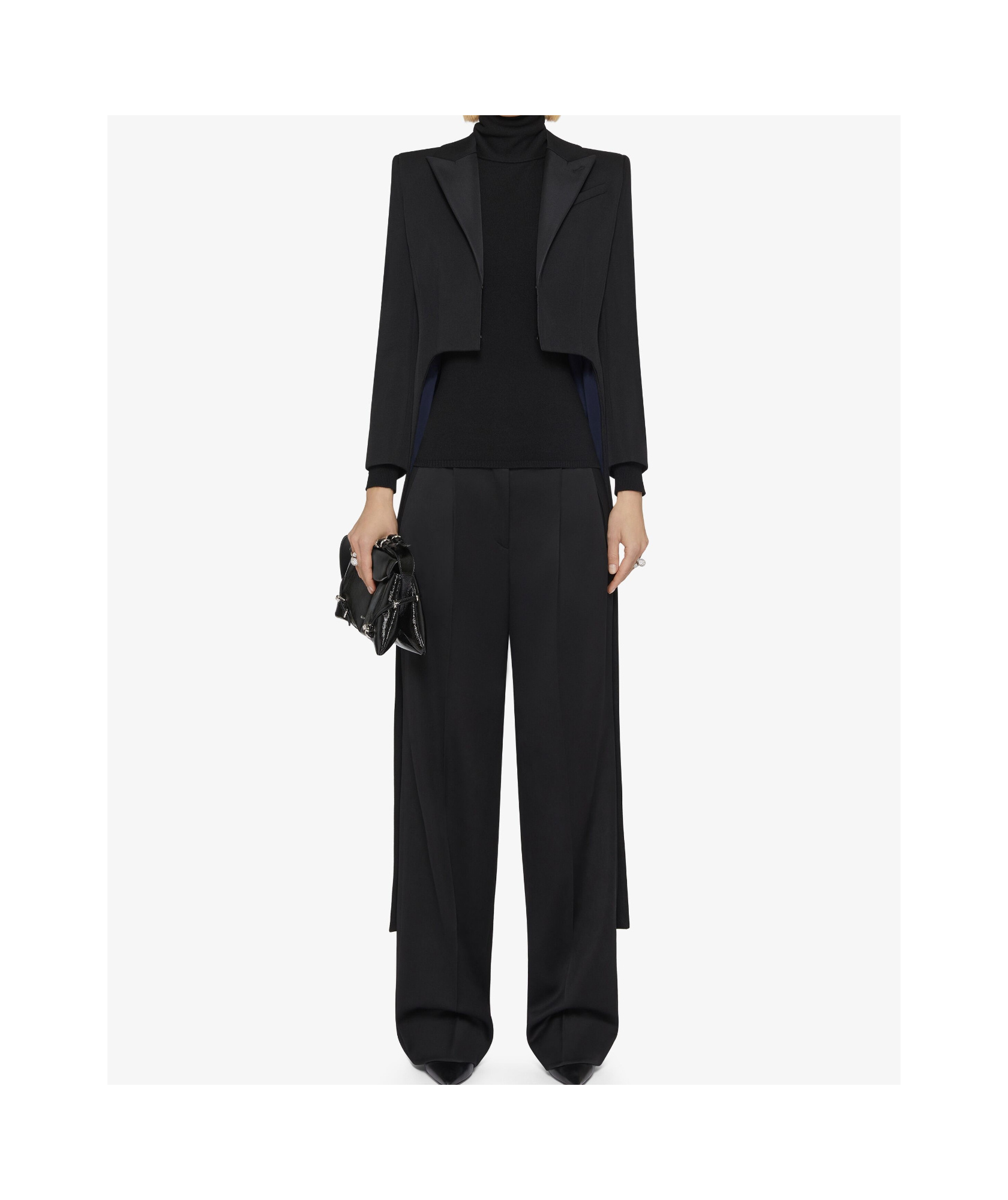 Givenchy Wool Tuxedo Jacket In Black