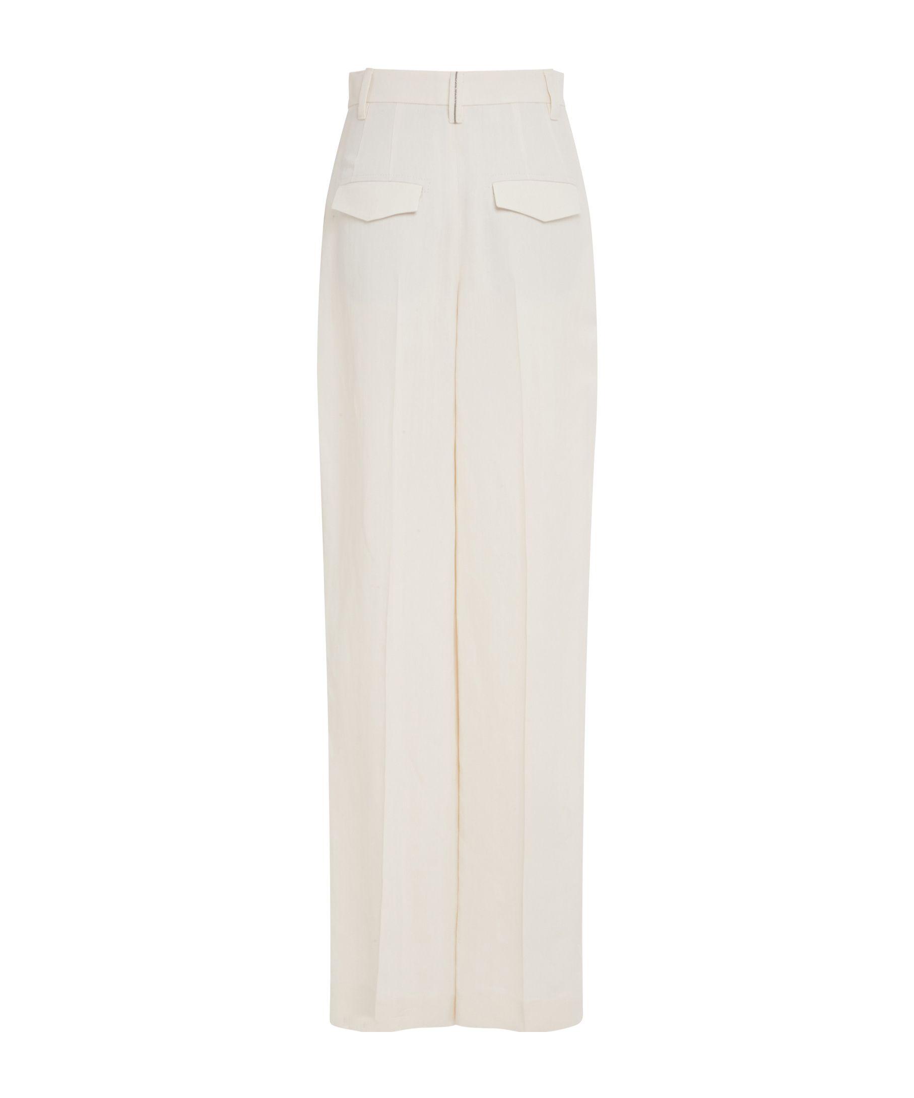 BRUNELLO CUCINELLI LINEN WIDE-LEG TROUSERS