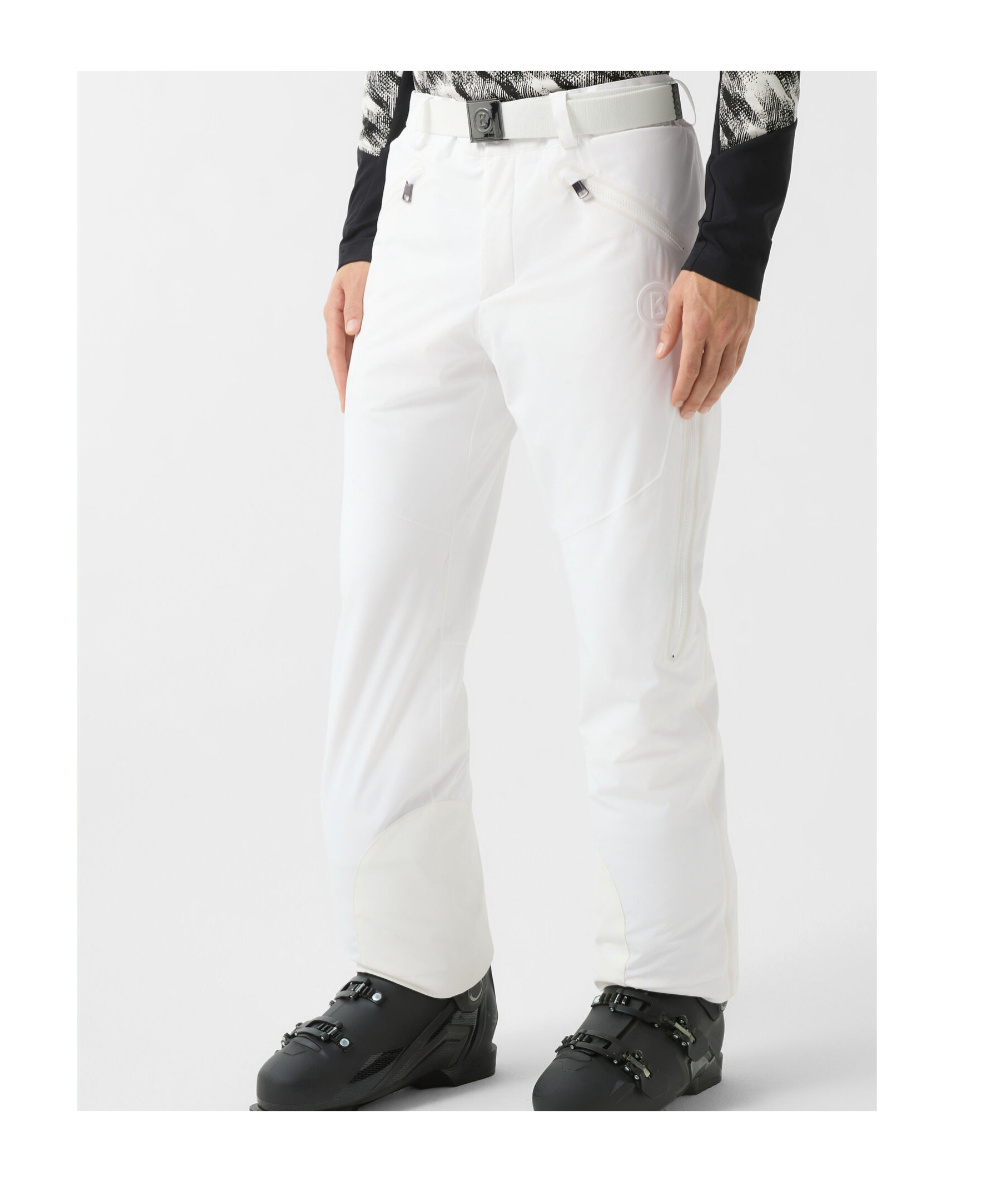 Bogner Belted Casual Pants In White