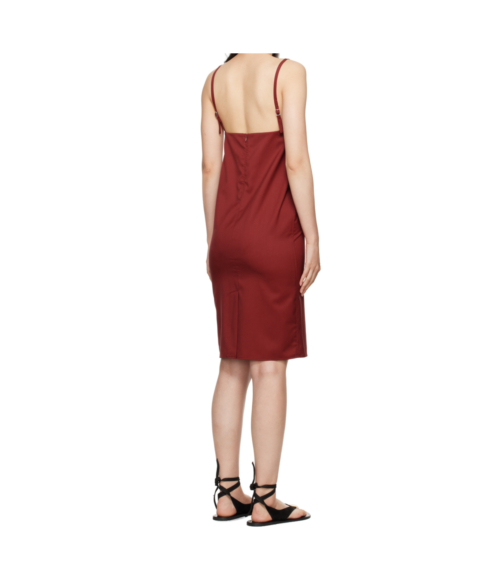 Loulou De Saison Blanca Minidress In Burgundy