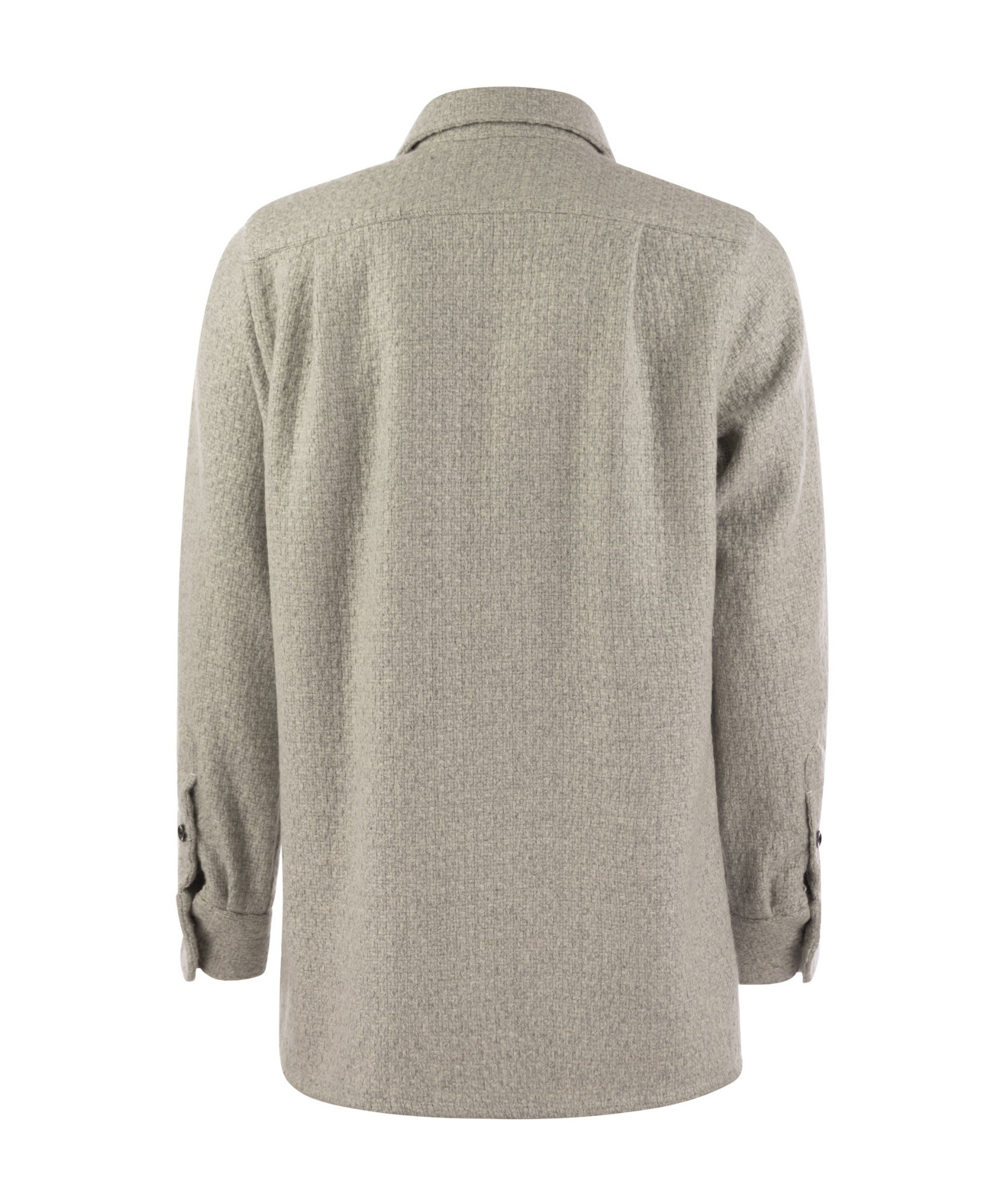 KITON KITON OVERSIZED BUTTONED OVERSHIRT 