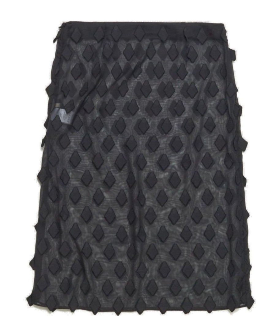 Paloma Wool Tris Sheer Midi Skirt In Black