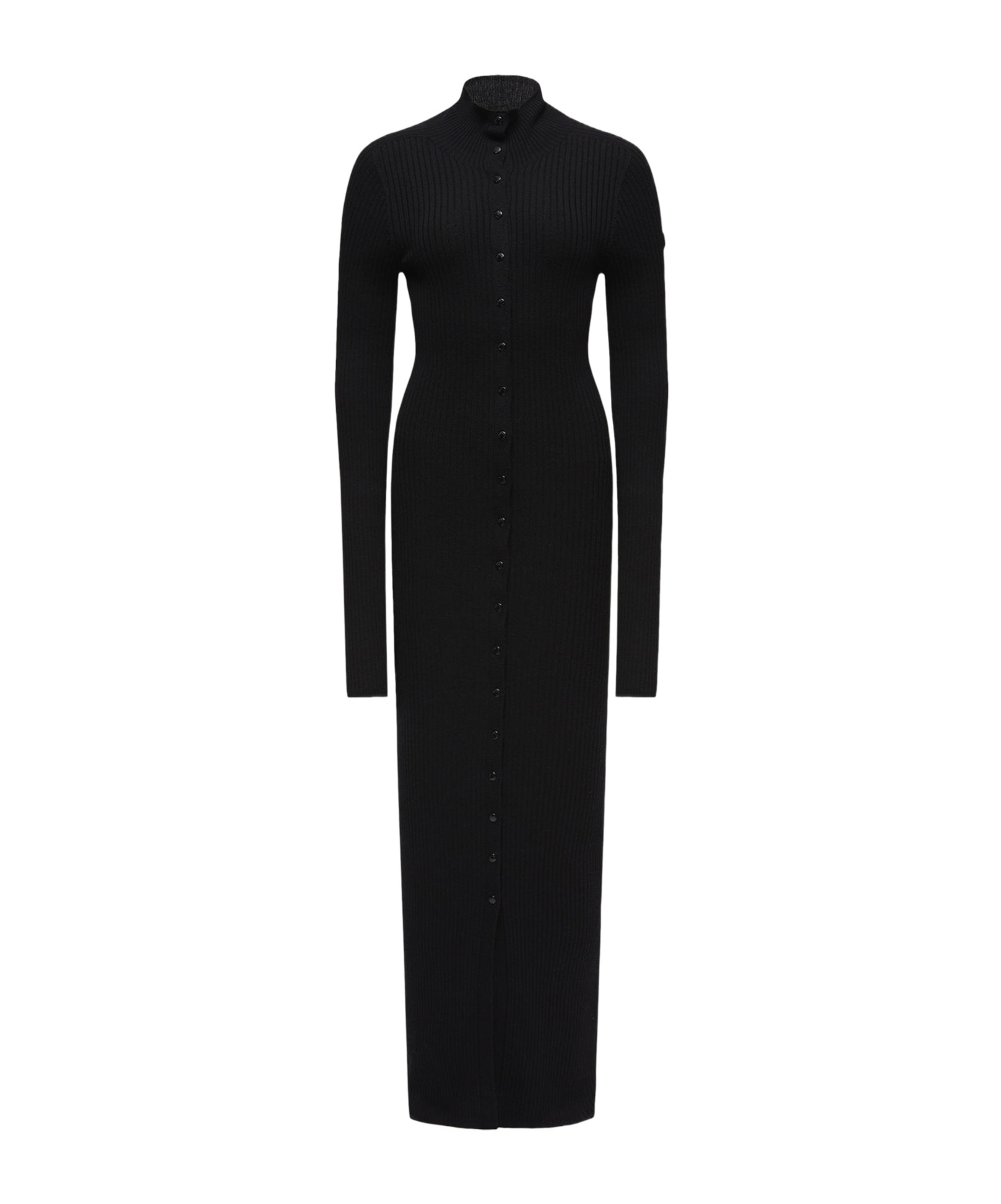 Moncler X Ee72 By Edward Enninful Wool Turtleneck Dress In Black