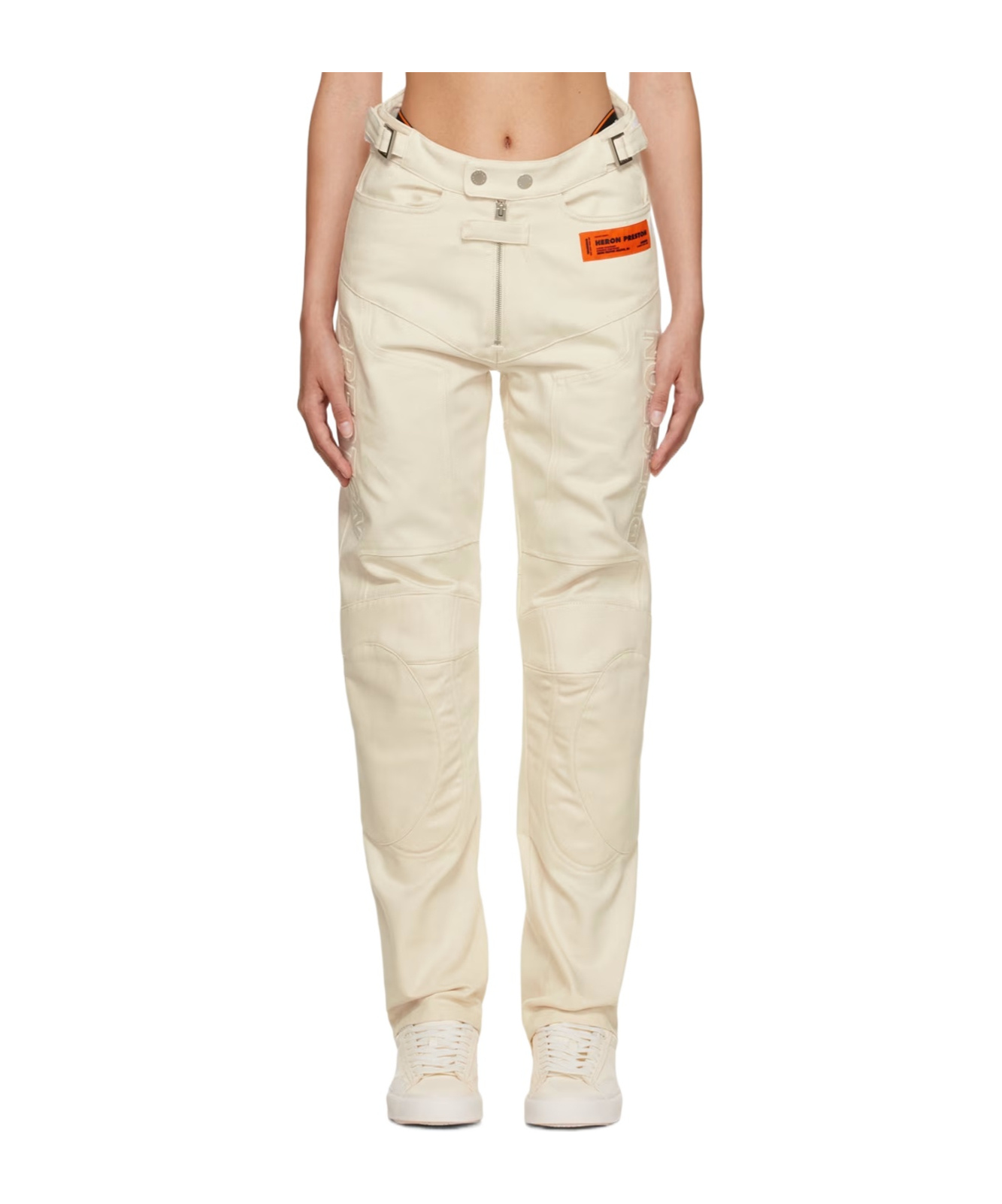 Heron Preston Double Pocket Slacks In Neutral
