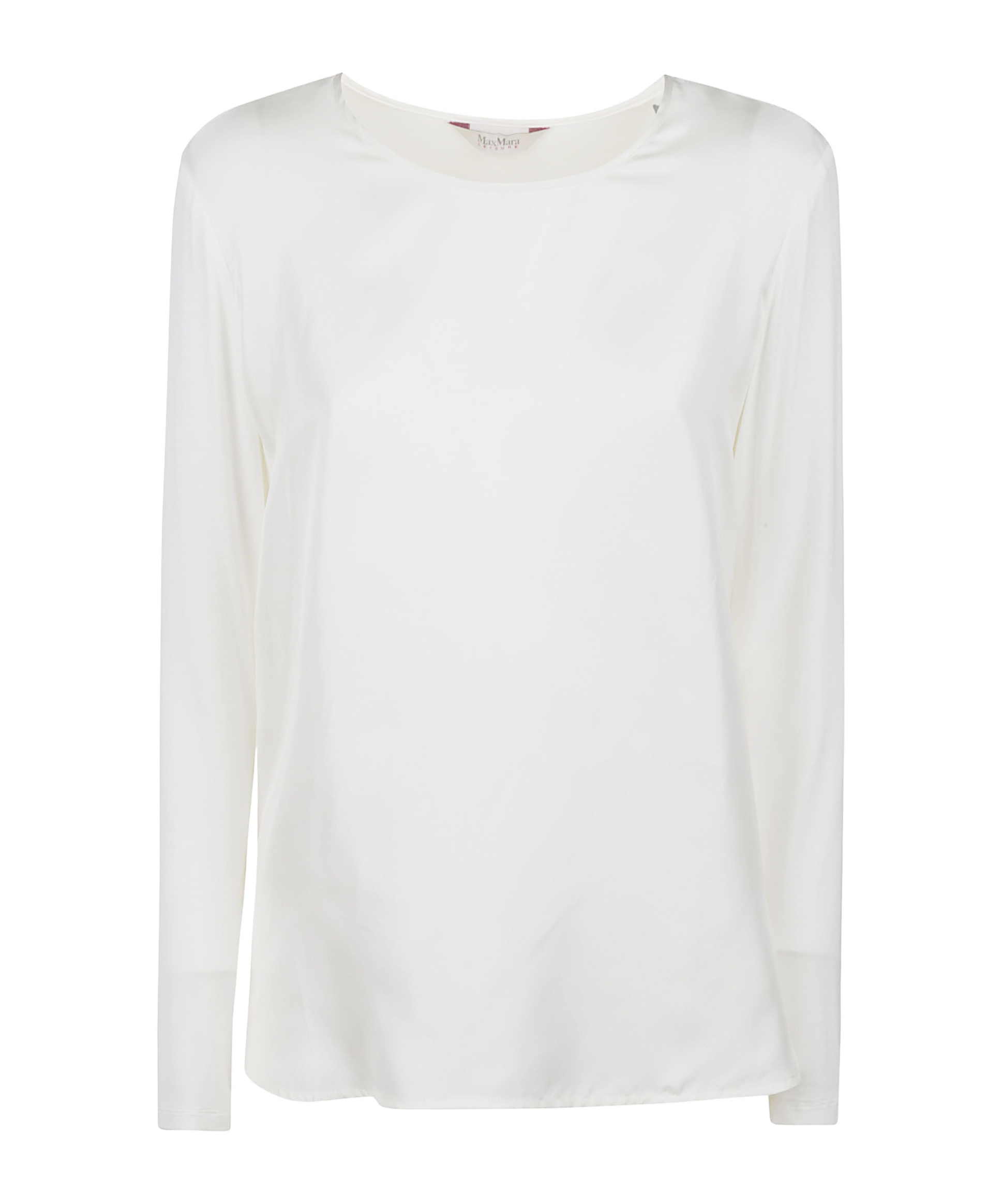 Max Mara Long-sleeved T-shirt In White