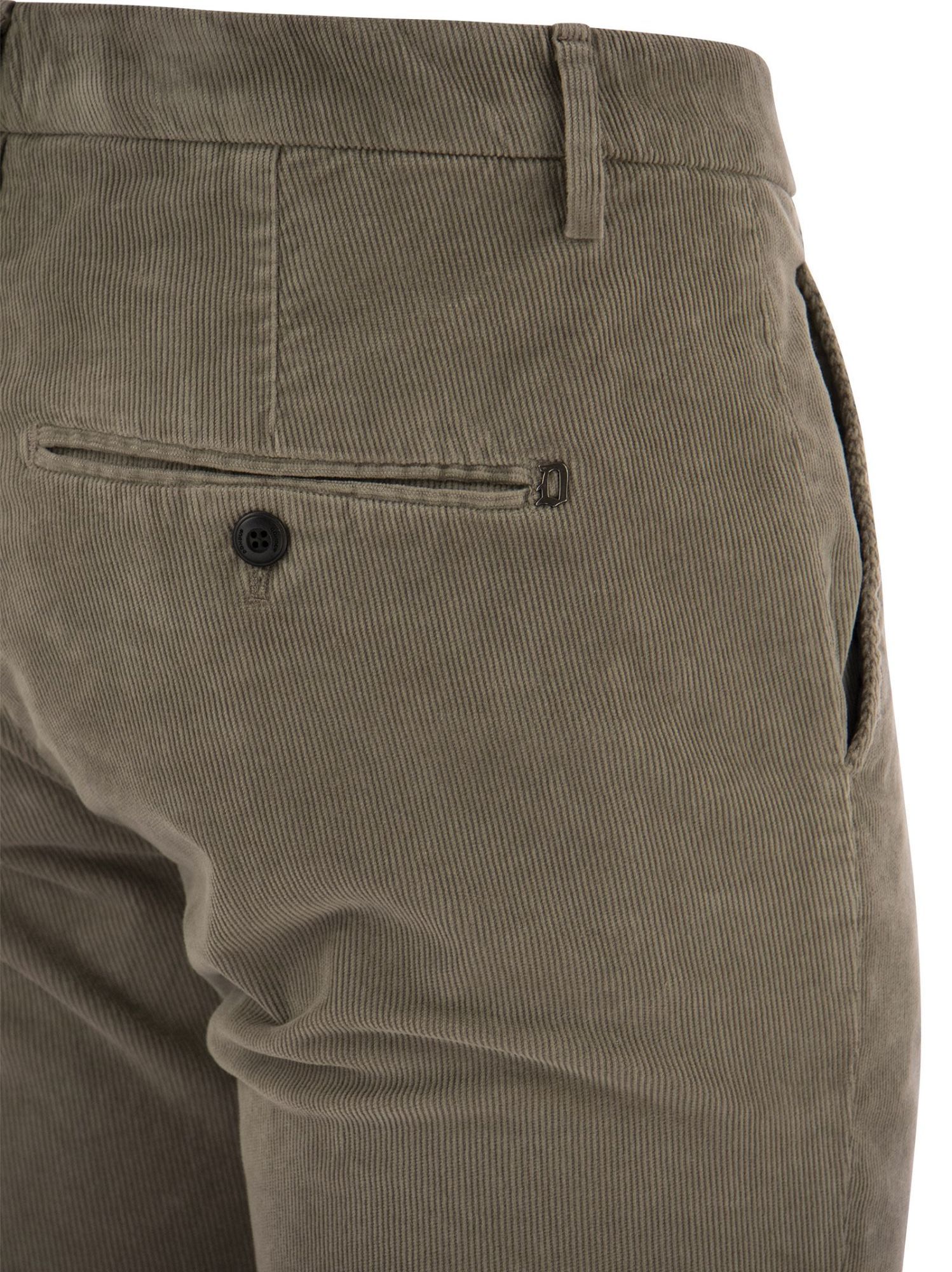 Dondup Men's Gaubert - Slim Milleraies Trousers In Green