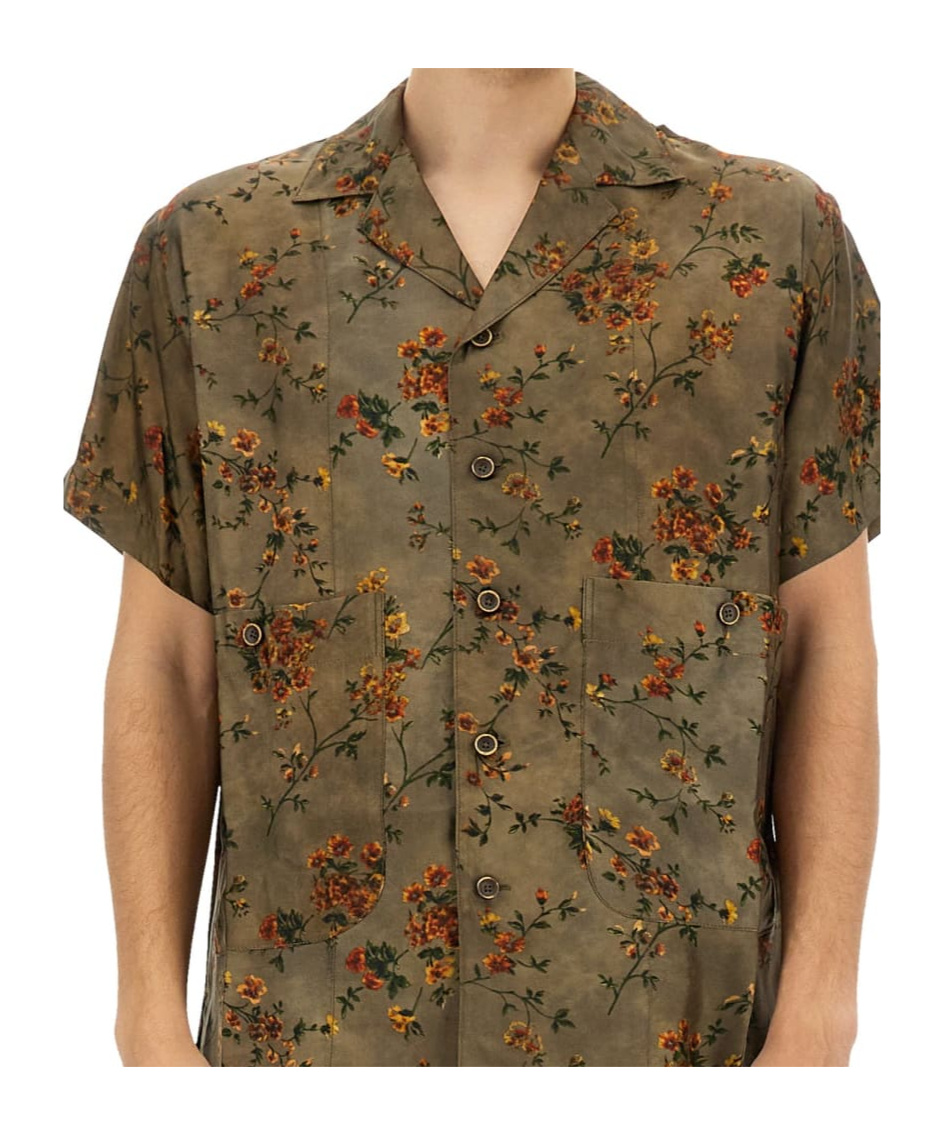 Uma Wang Printed Shirt In Green