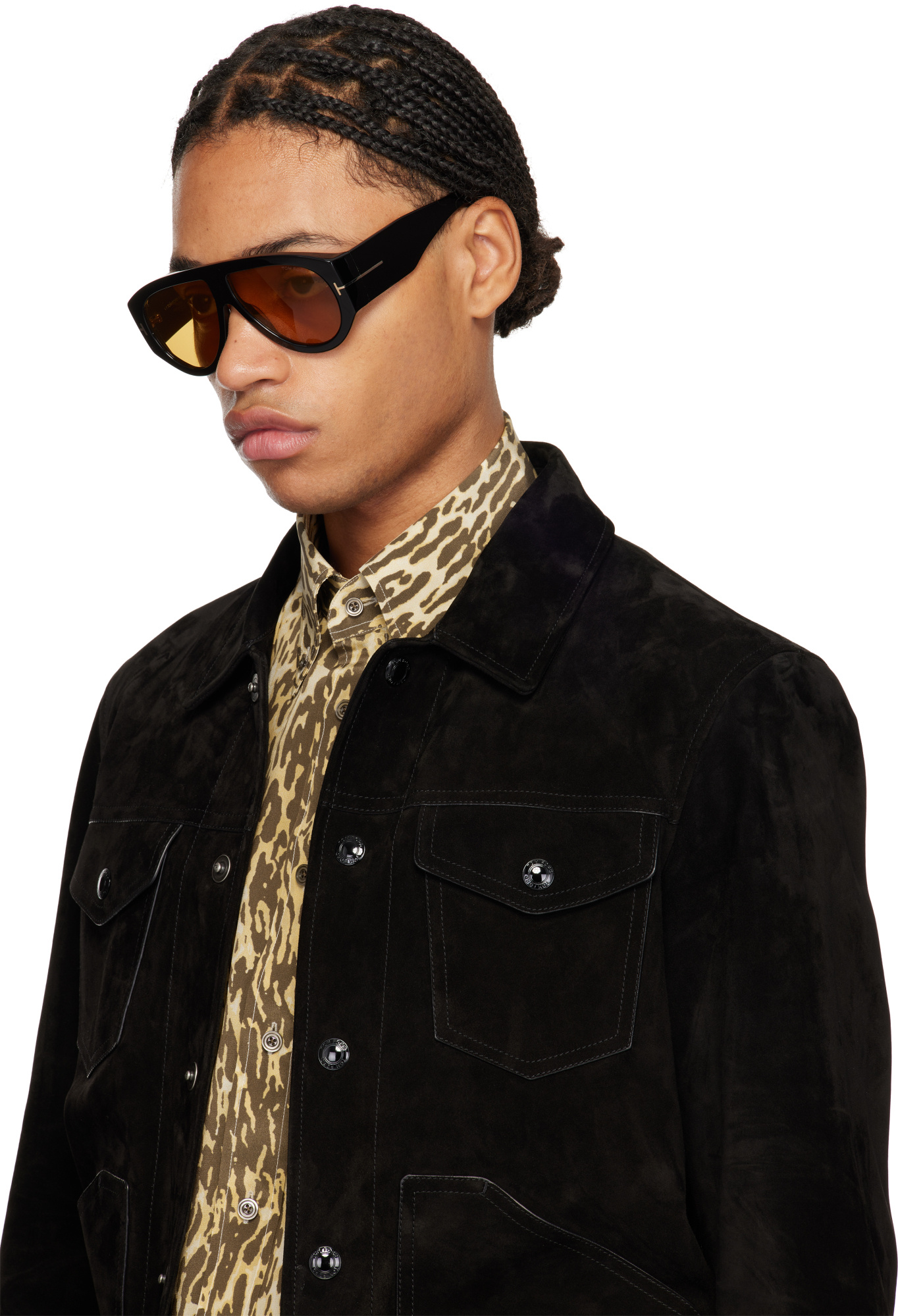 Tom Ford Bronson Sunglasses In Brown