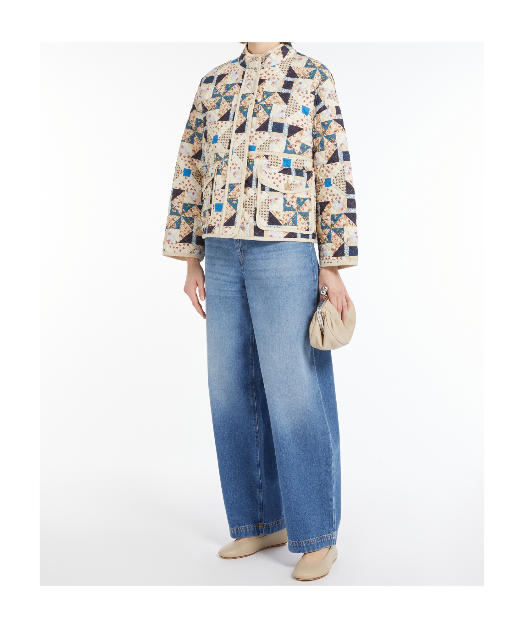 Weekend Max Mara Quilted Cotton Clothes In White