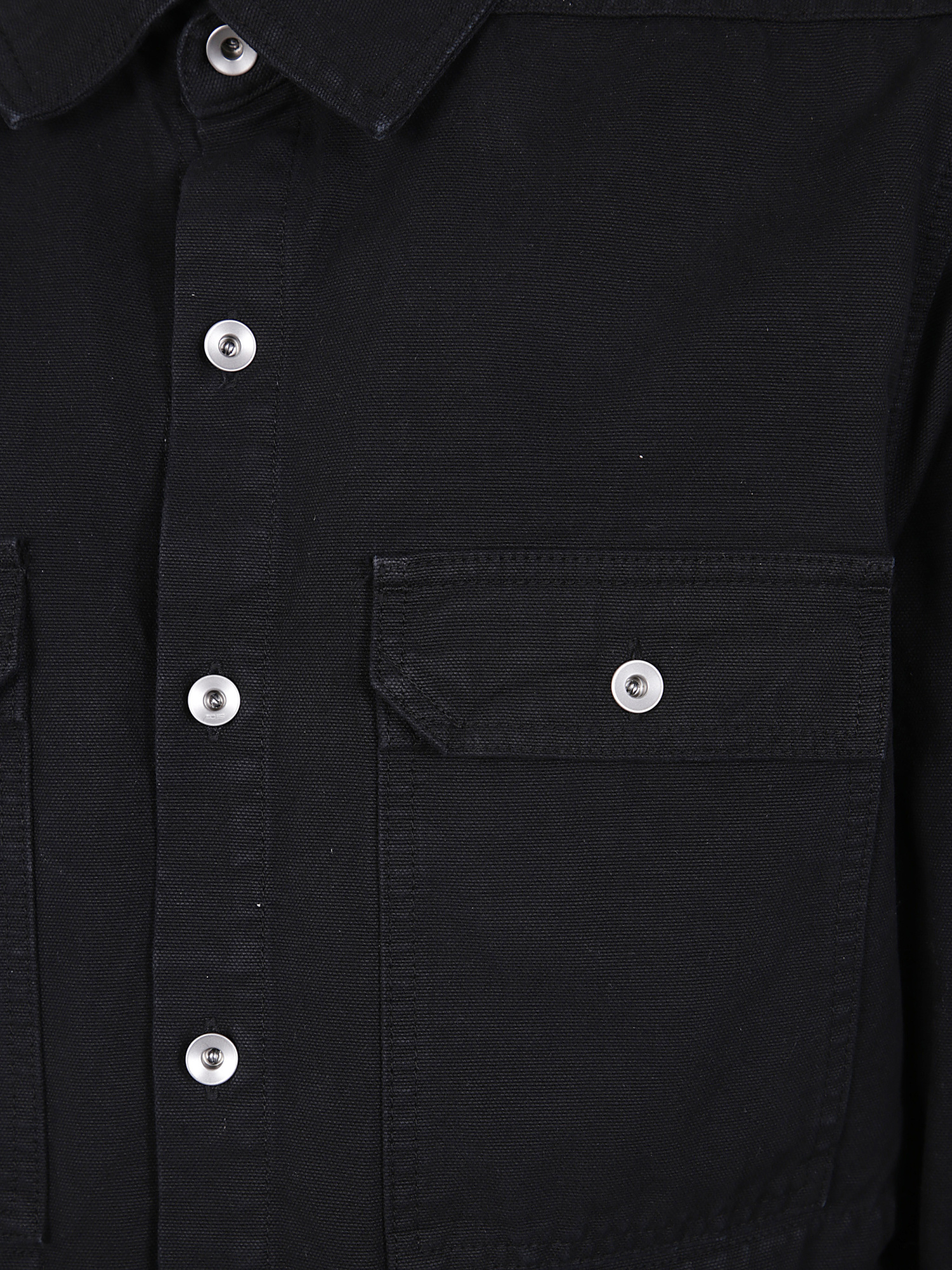 Rick Owens Drkshdw Long-sleeved Casual Jacket In Black