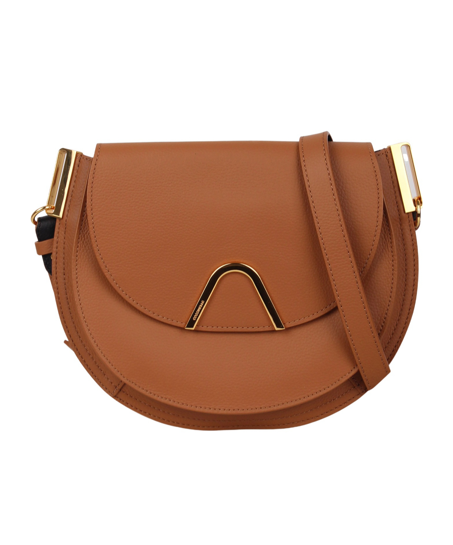 Shop Coccinelle Leather Shoulder Bag In Brown