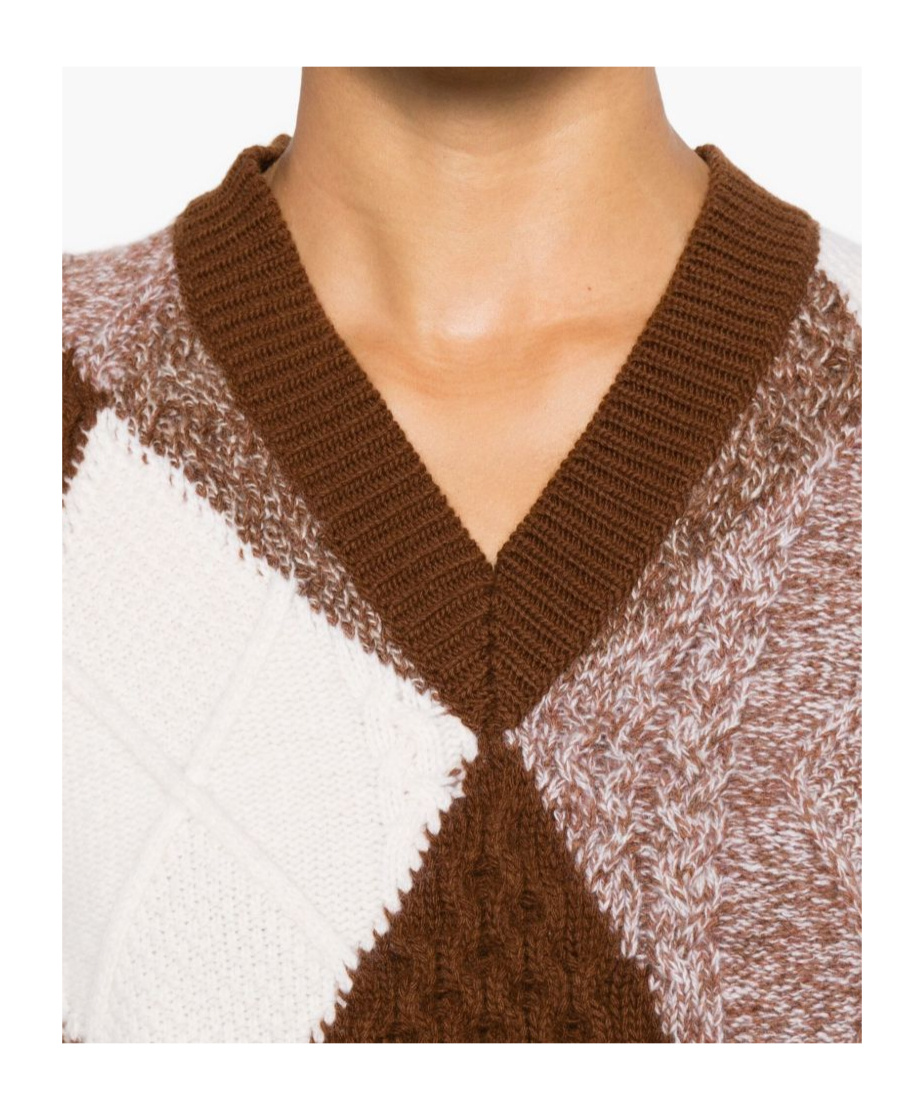Stella Mccartney Pullover Aus Schurwolle In Brown