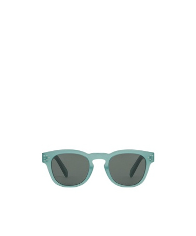 Celine Logo Sunglasses In Green