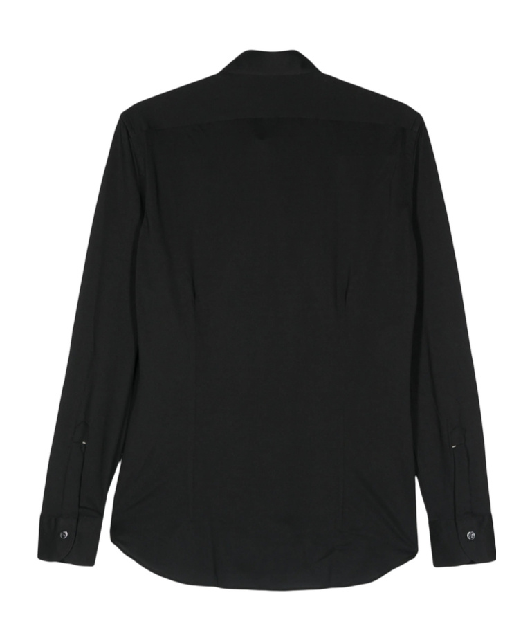 Mazzarelli Long-sleeve Shirt In Black