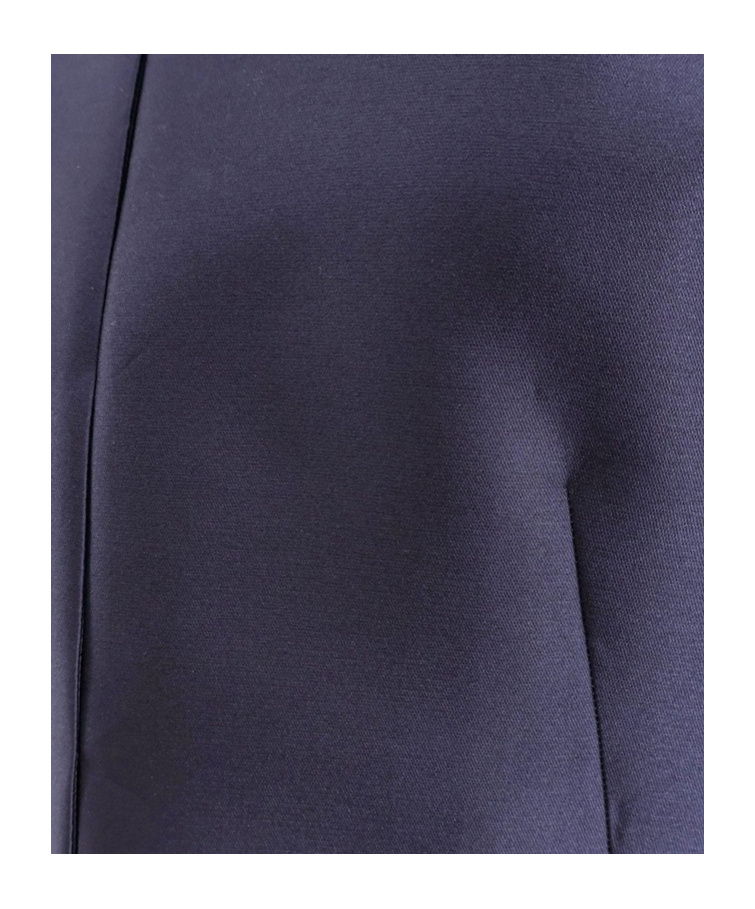 Alberta Ferretti Satin Jacket In Blue
