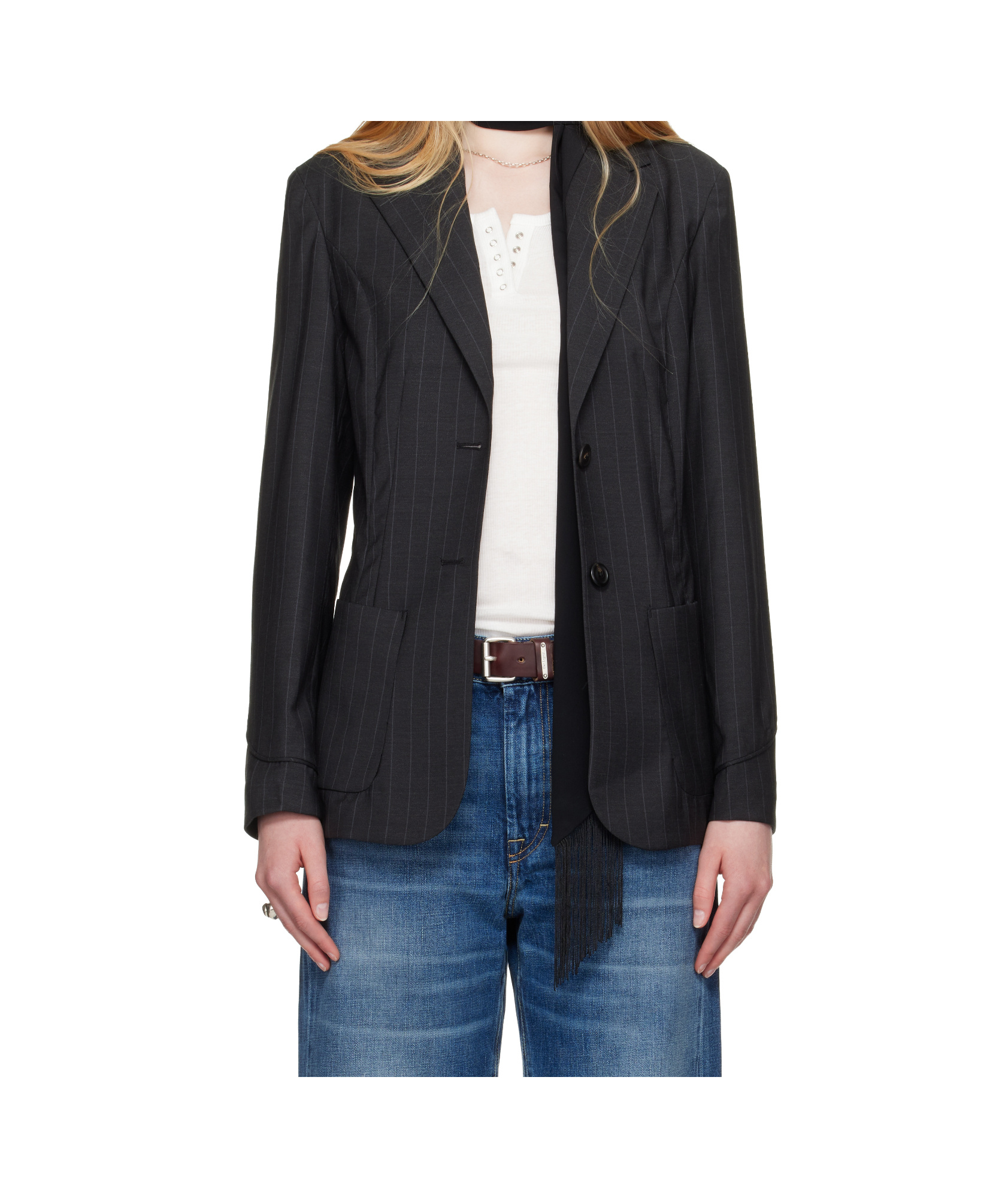 Our Legacy Work Shop Emporio Armani Icona Blazer In Black