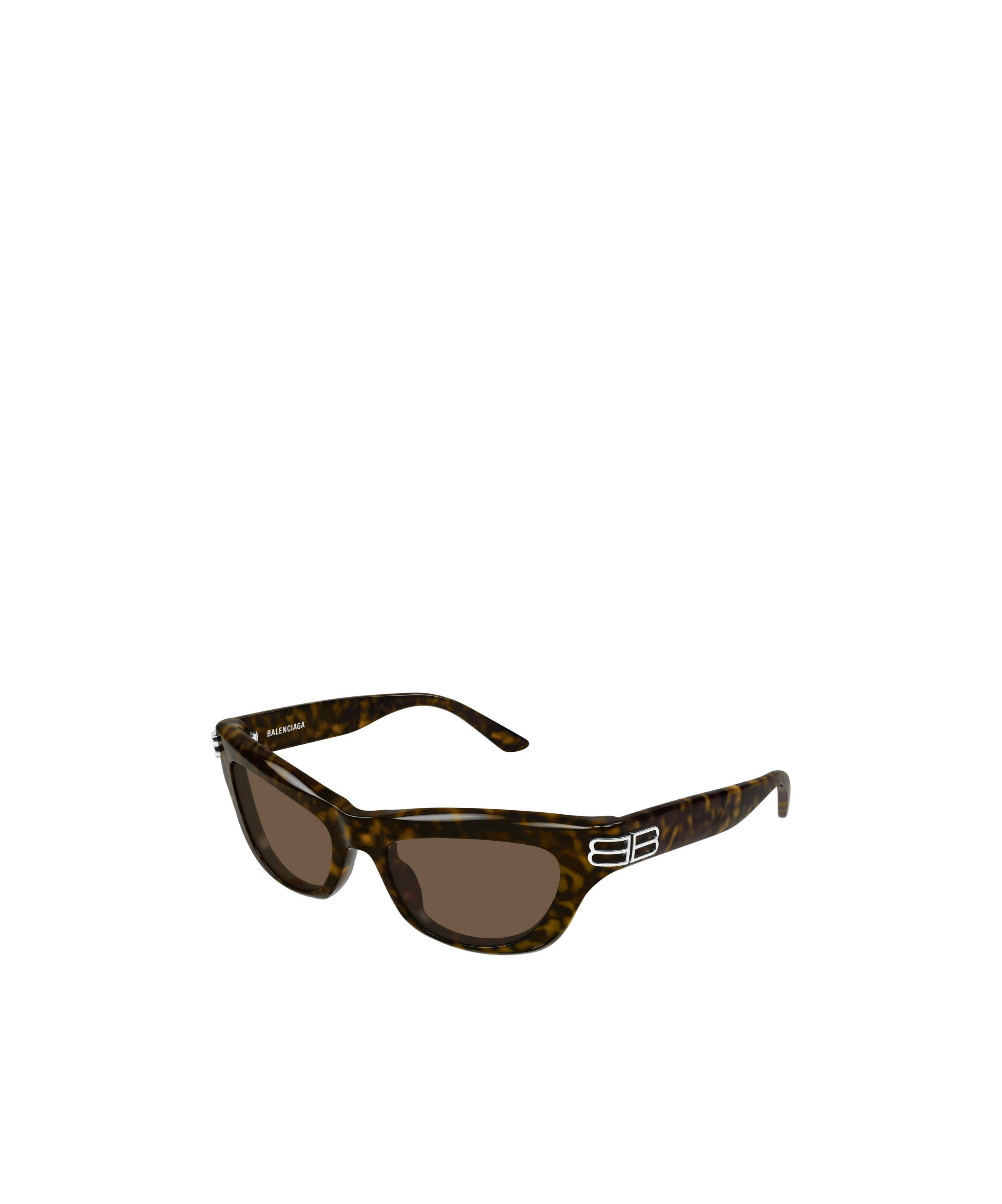 Balenciaga Bb0430s Linea Everyday 002 Havana Brown Sunglasses In Brown