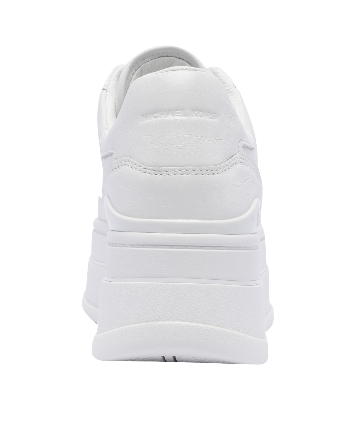 Michael Kors Hayes Embellished Leather Sneaker In White