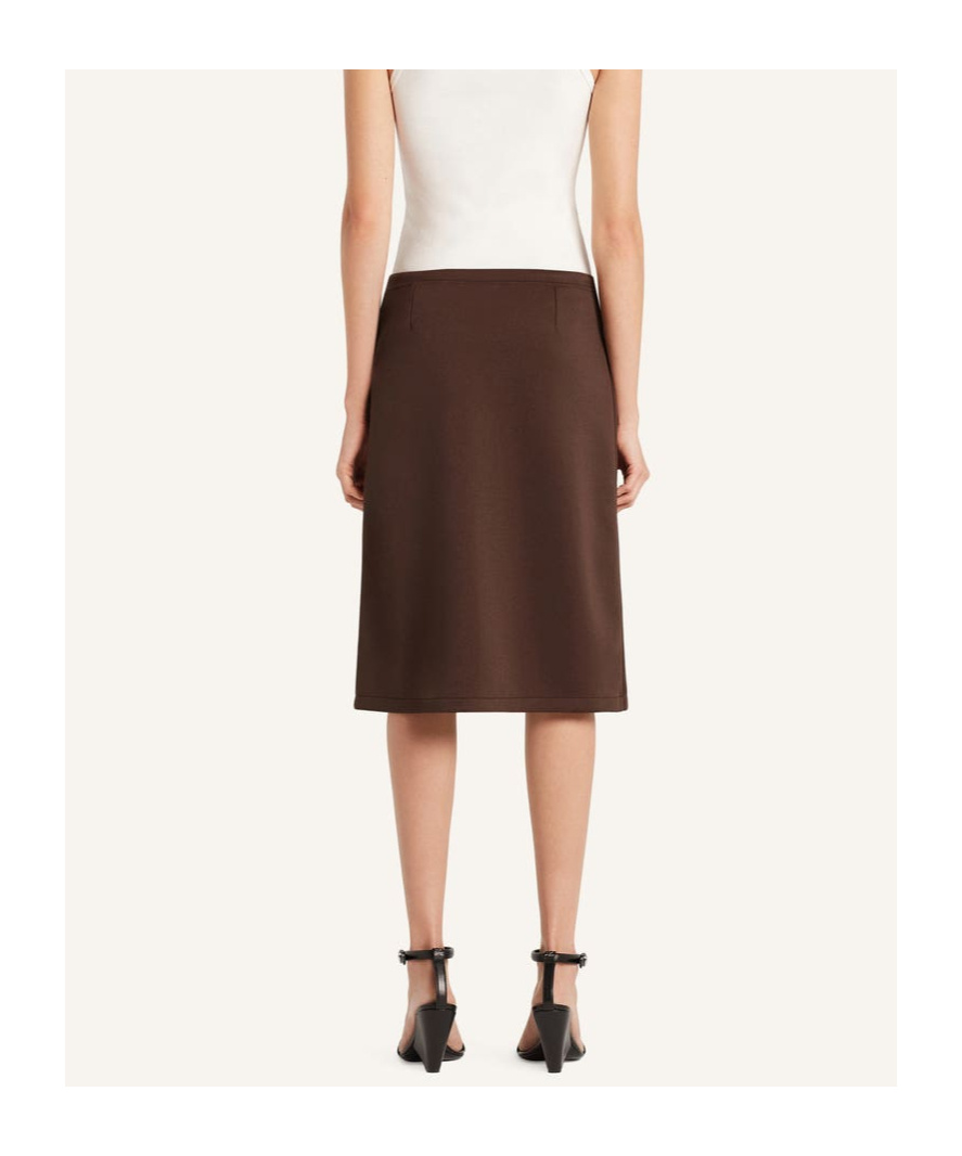 Courrèges Interlock Tracksuit Skirt In Brown