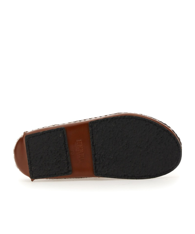 Hereu Slingback Cargol Shearling In Brown