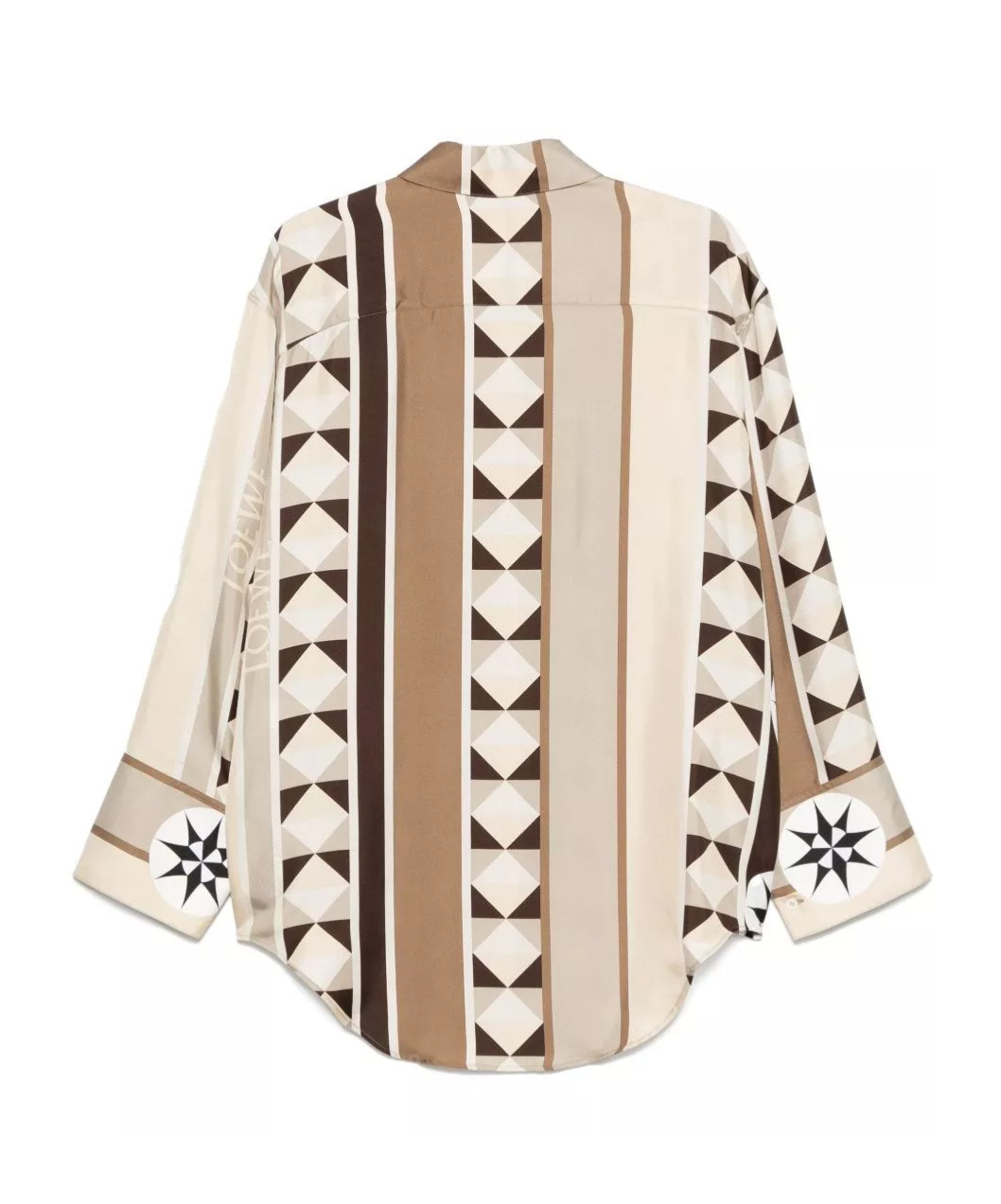 Loewe Abstract-print Silk Shirt