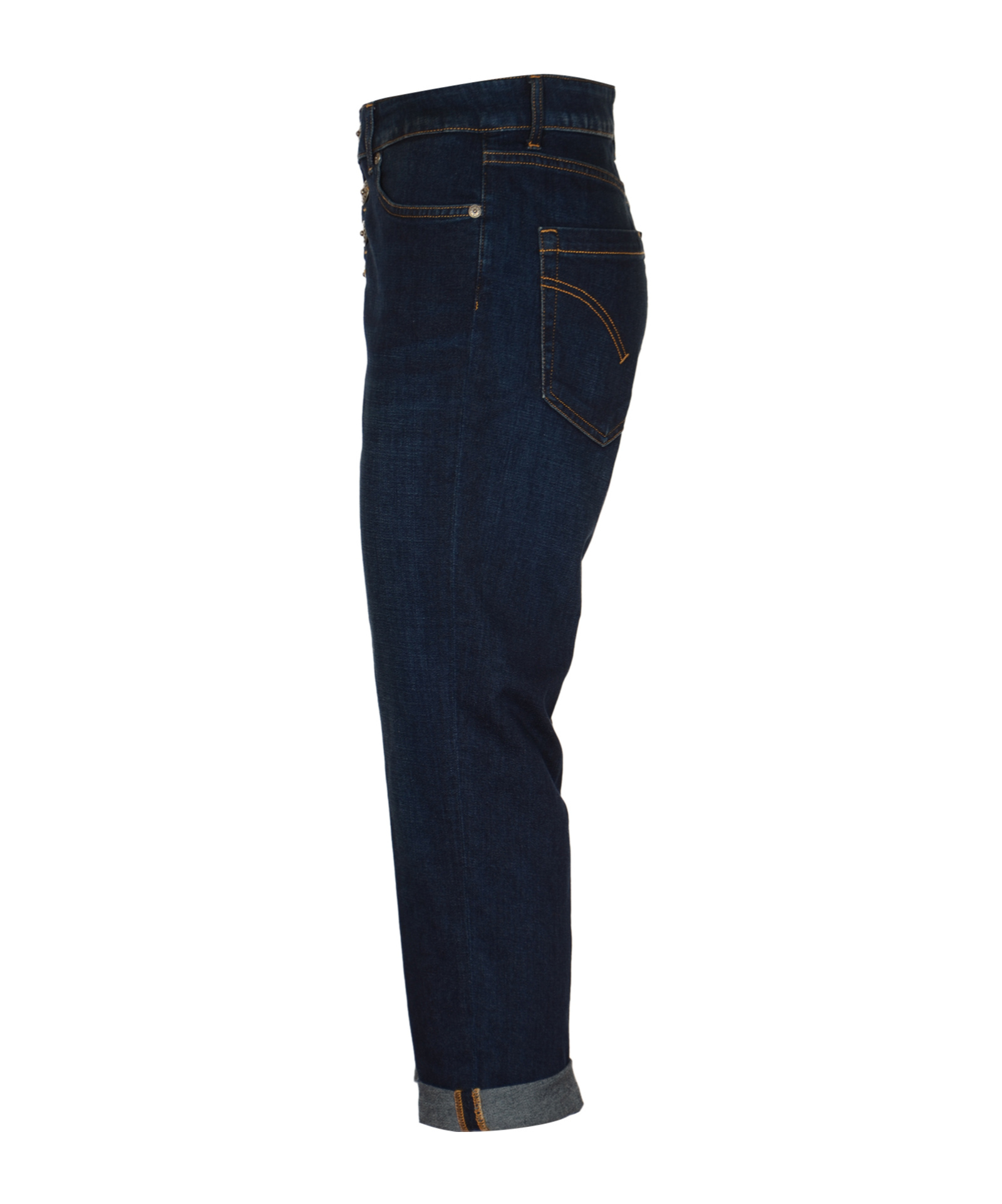 Shop Dondup Koons Tapered Cropped Jeans In Black