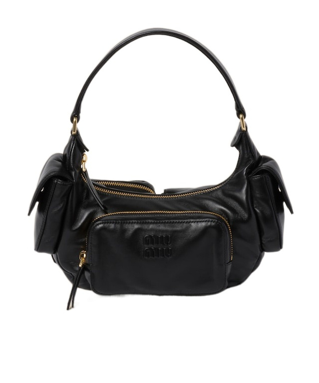 MIU MIU NAPPA LEATHER SHOULDER BAG 