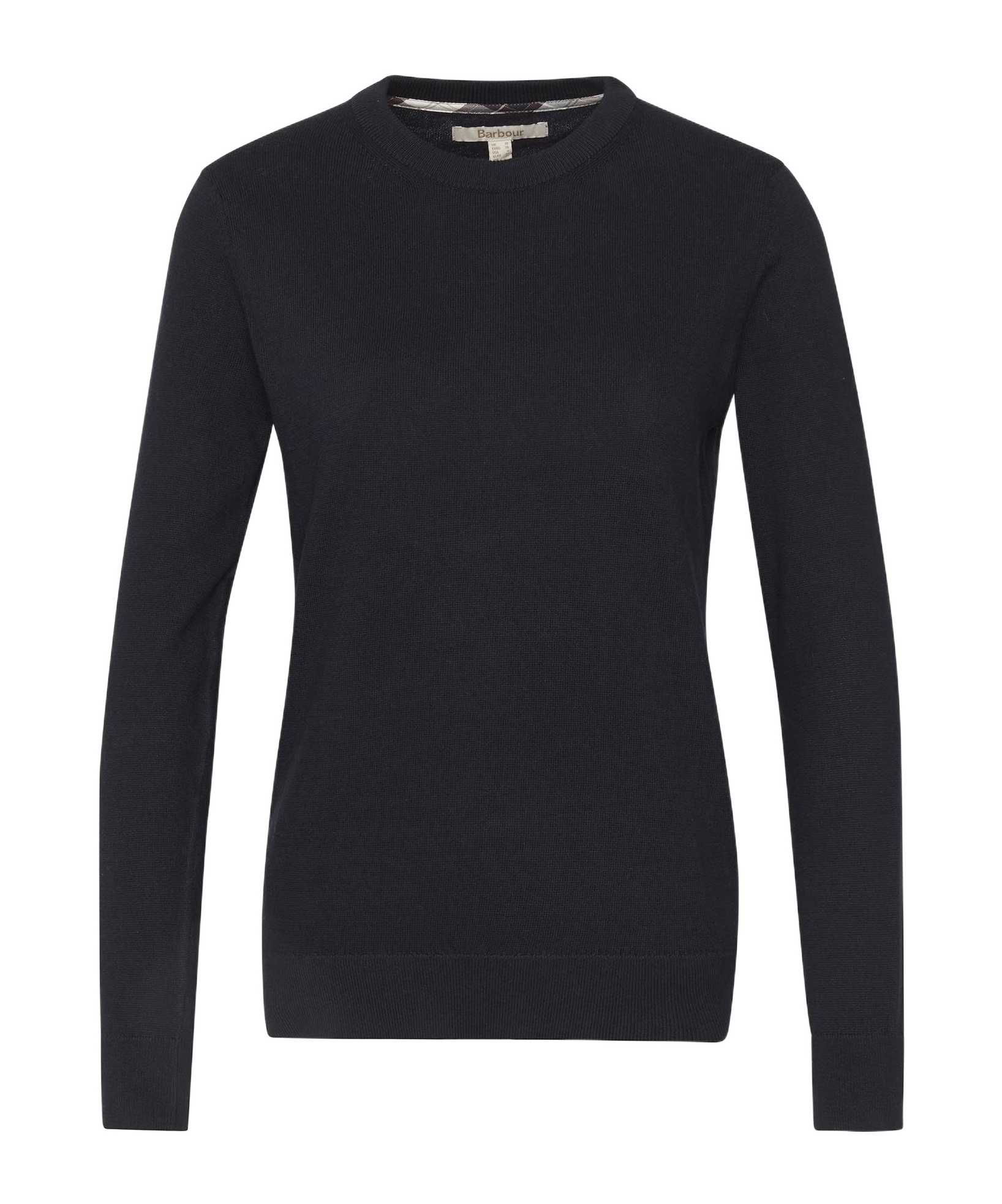 Barbour Lavender Knitted Jumper In Black