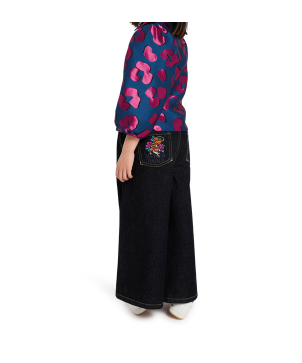 Kenzo Belt-loop Jeans In Black