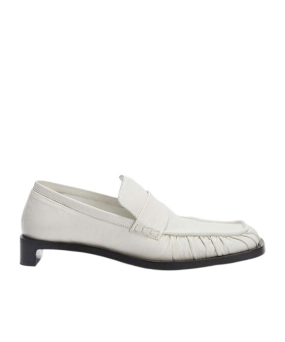Shop Jil Sander Leather Loafers