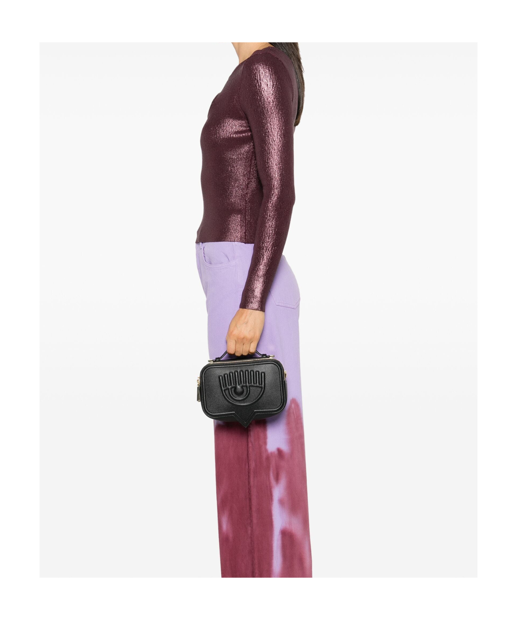 CHIARA FERRAGNI SMALL EYELIKE SHOULDER BAG