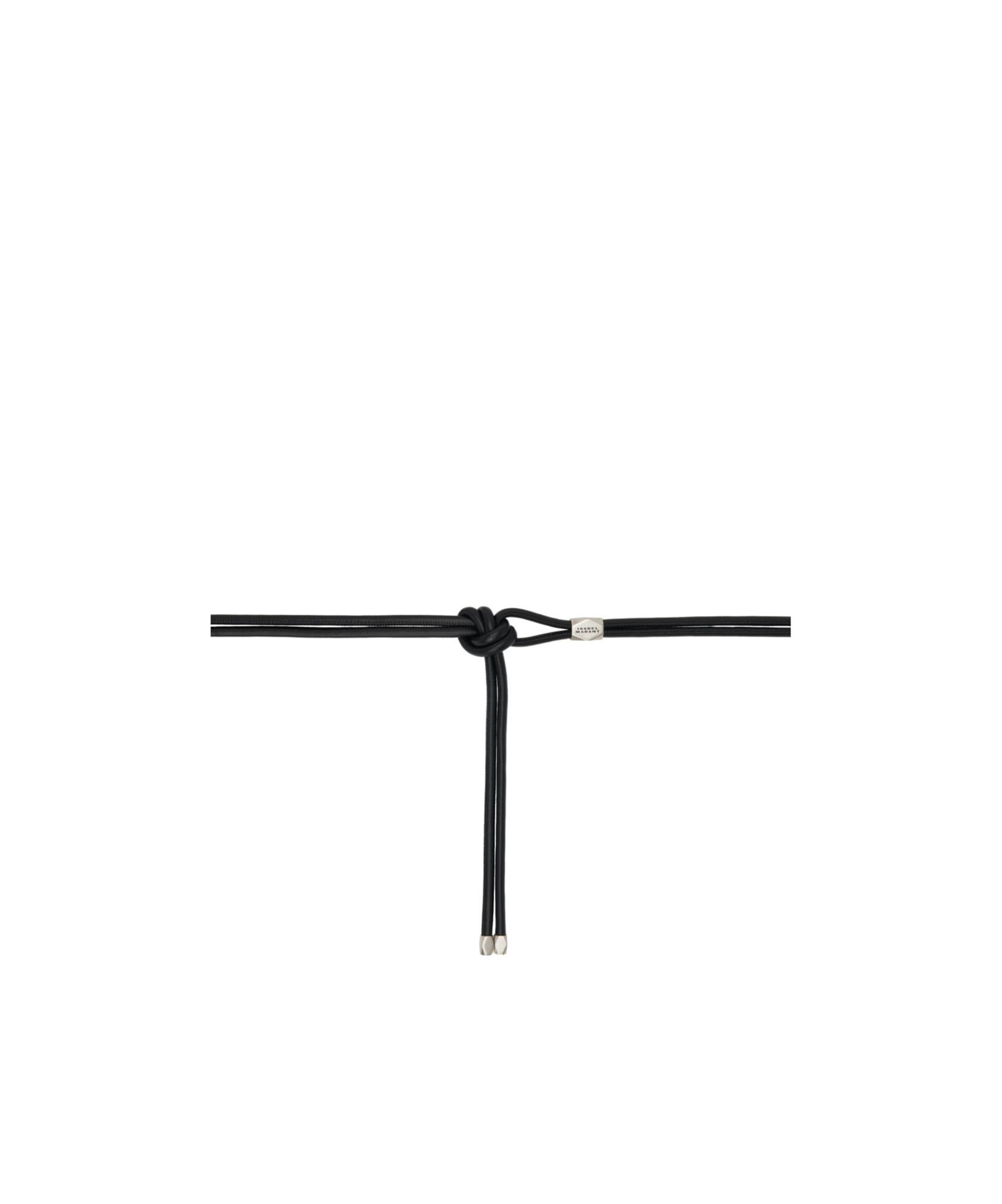Isabel Marant Silva Knotted Belt In Black