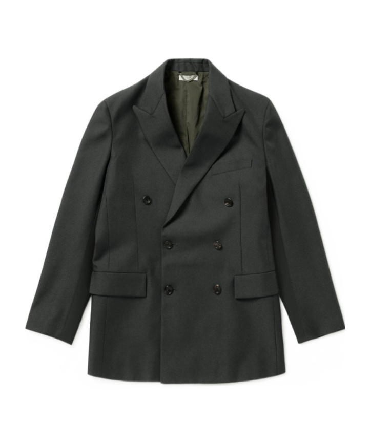 1989 Studio Double-breasted Blazer In Green