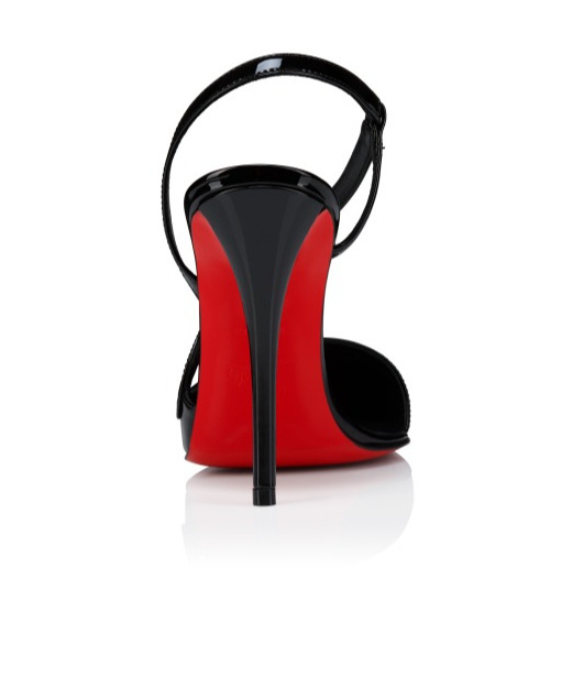 Christian Louboutin Rosa Z Patent Leather Pumps 100 In Black