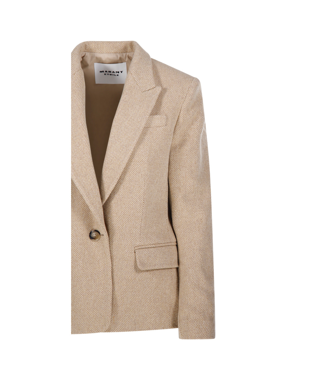 Isabel Marant Étoile Single-button Suit Coat In Nude
