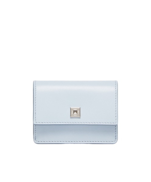 Max Mara Leather Purse In Blue