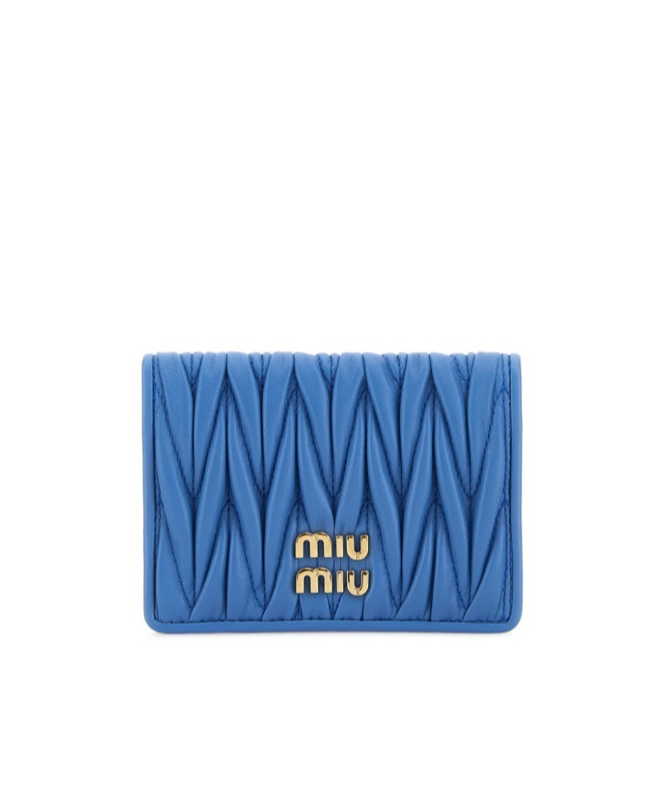 Miu Miu Logo-lettering Matelassé Cardholder