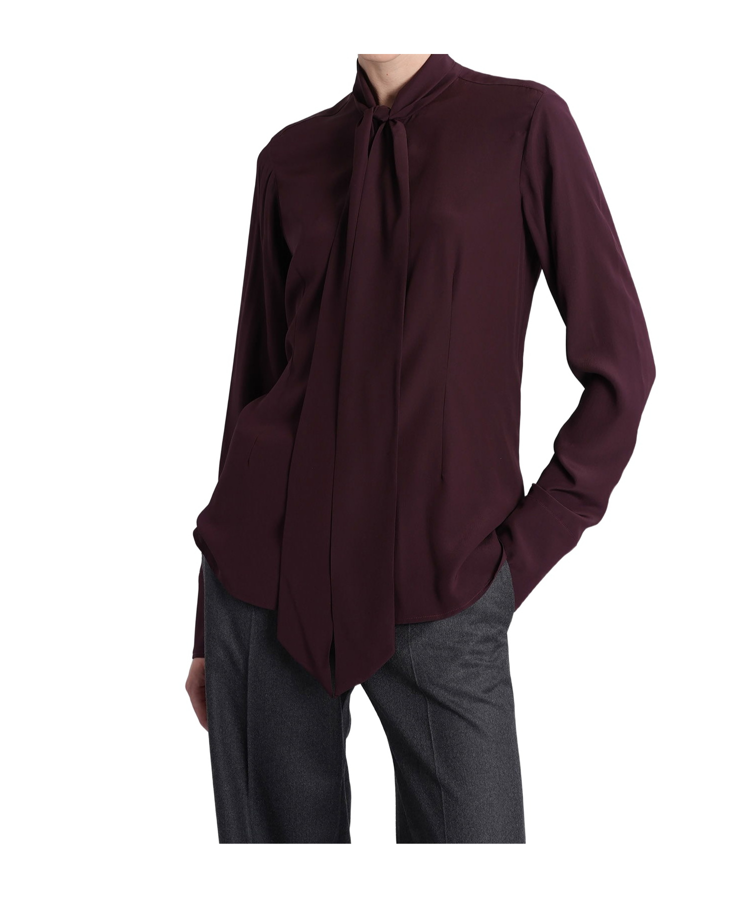 Stella Mccartney Long Sleeve Shirt In Brown