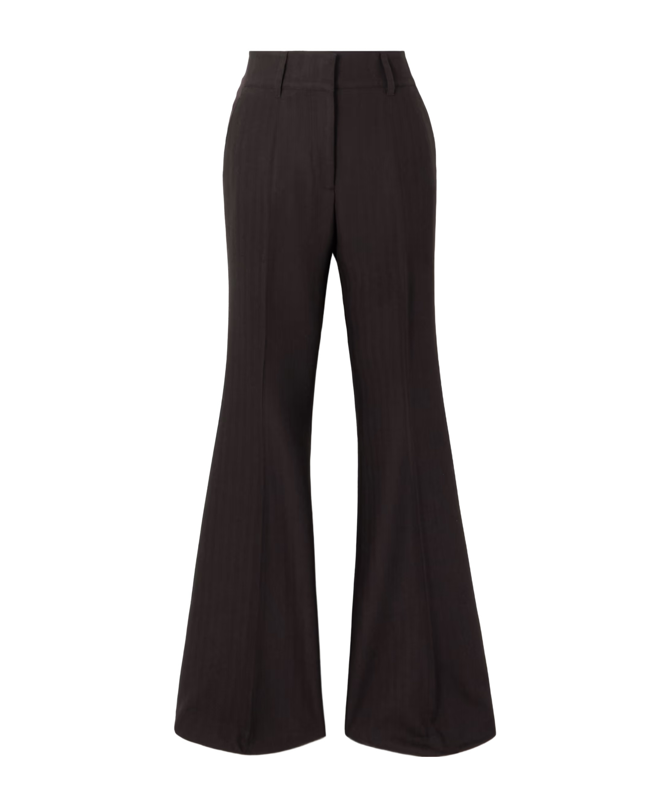Gabriela Hearst Wool Flared Pants In Black