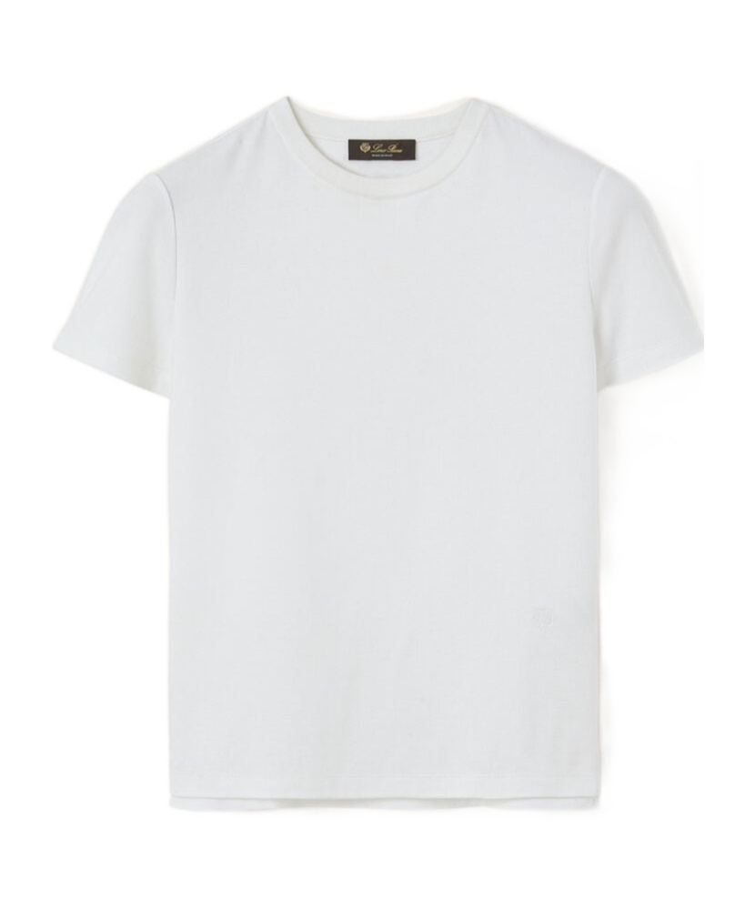 Loro Piana My-t Short-sleeved T-shirt In White