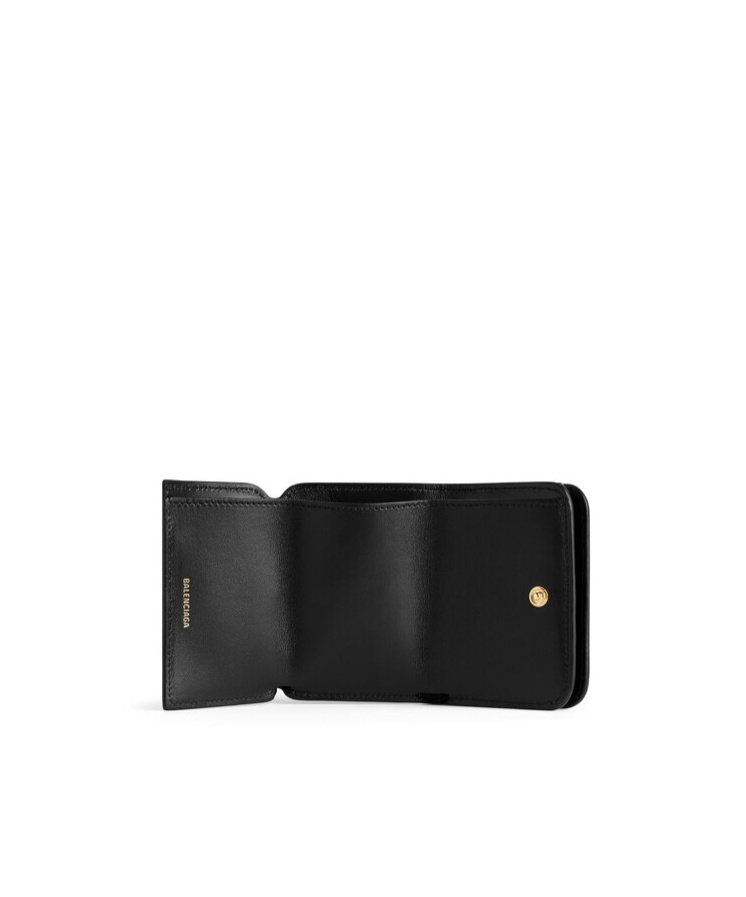 Balenciaga Cash 2.0 Mini Wallet In Black