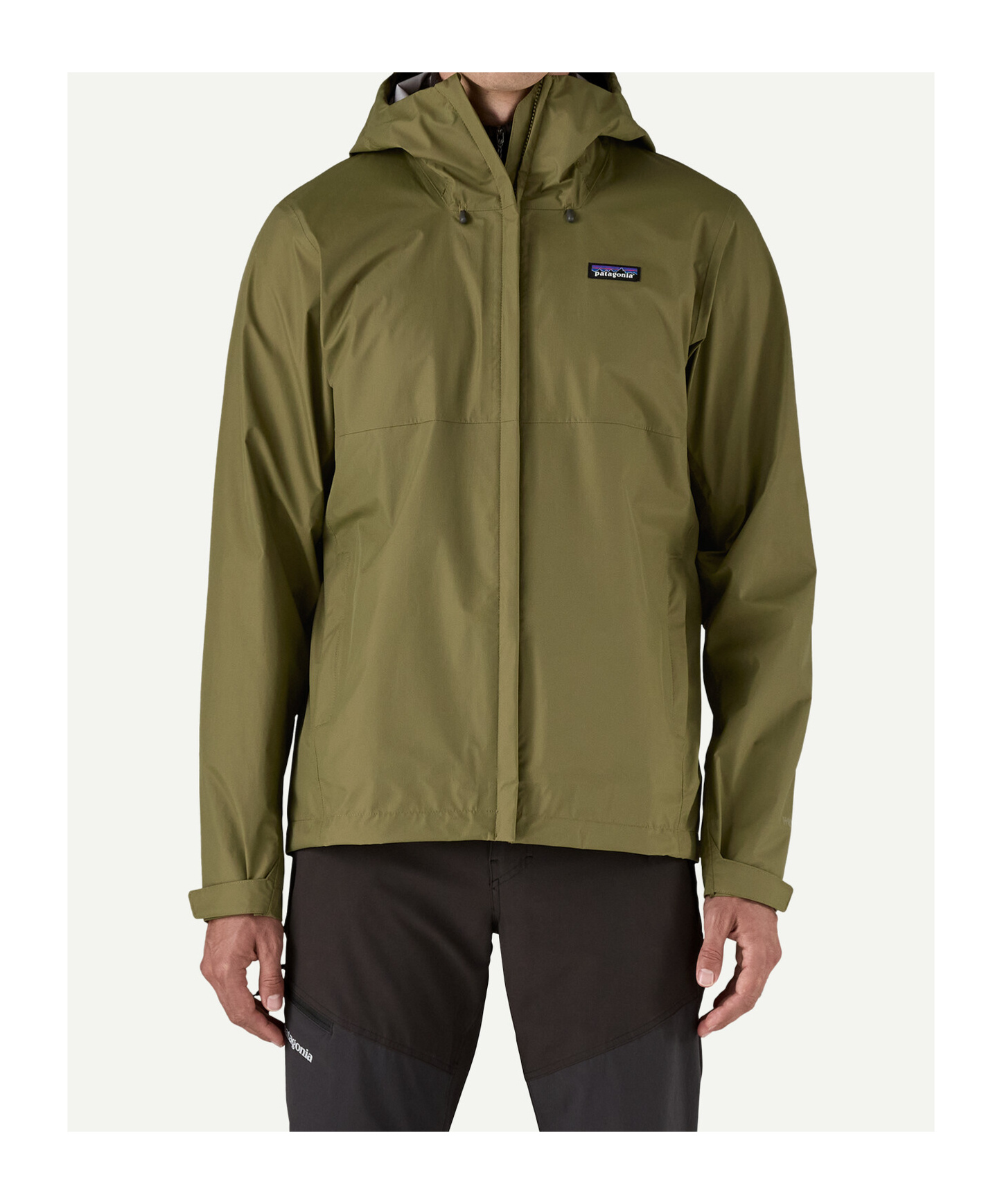 Shop Patagonia Torrentshell 3l Raincoat In Tent Green