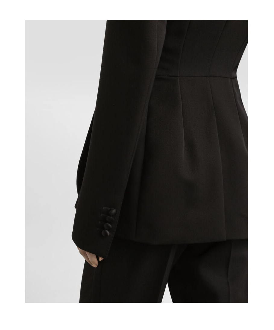 Dolce & Gabbana Double-breasted Blazer Peak Lapels In Black