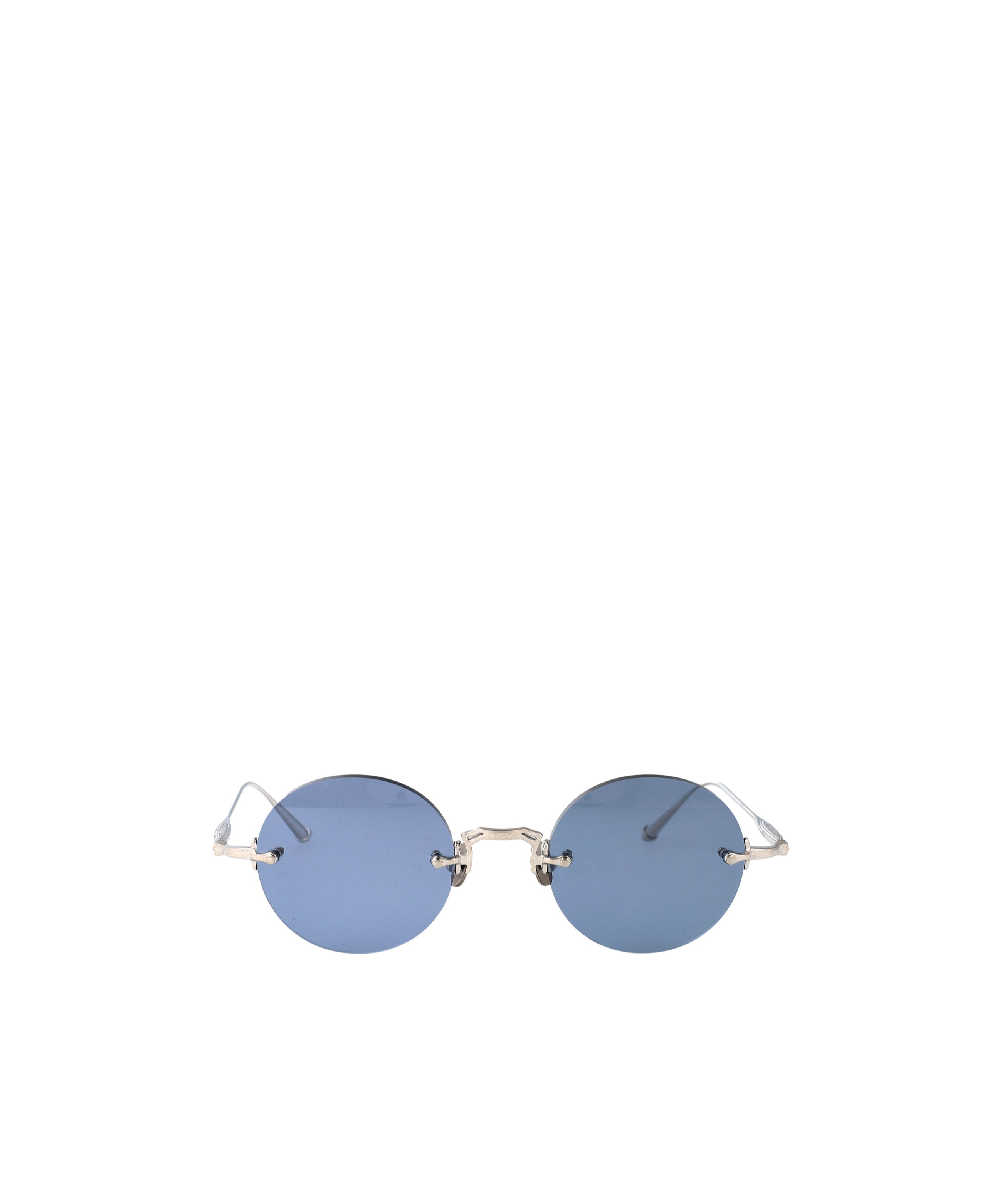 Matsuda Round Sunglasses In Blue