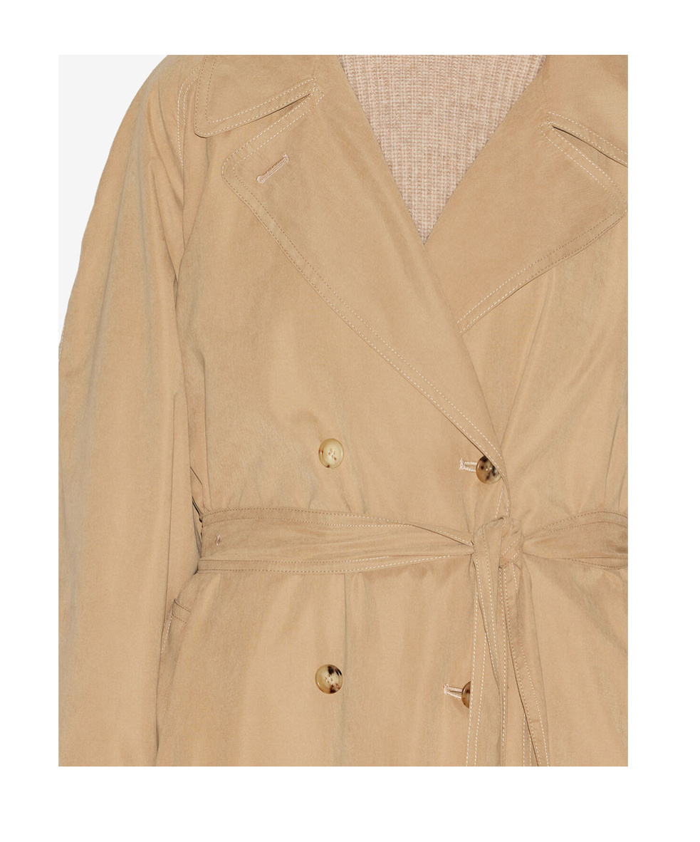 Isabel Marant Elea Coat In Brown