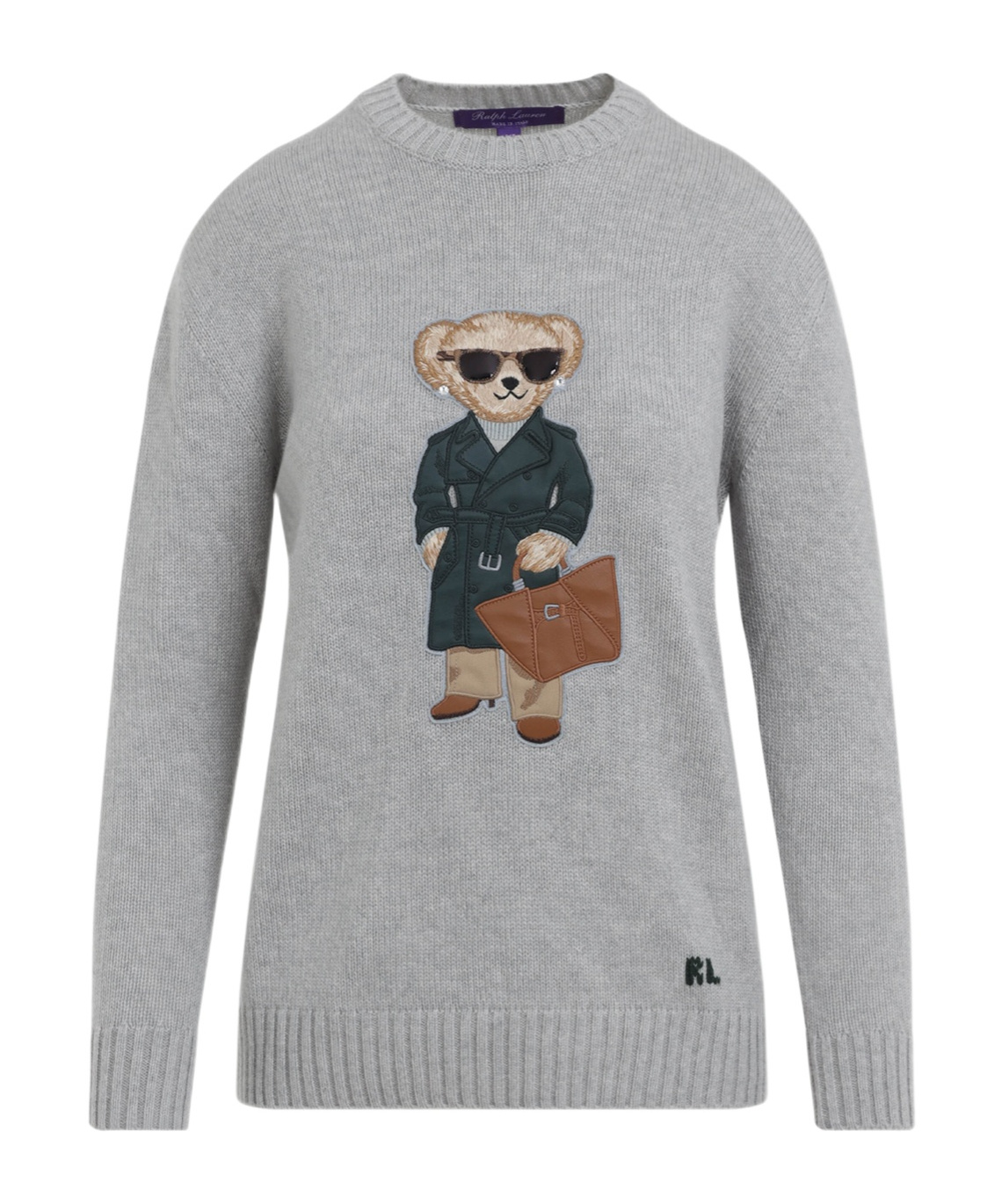 Ralph Lauren Bear Graphic Knitwear Ribbed Finish