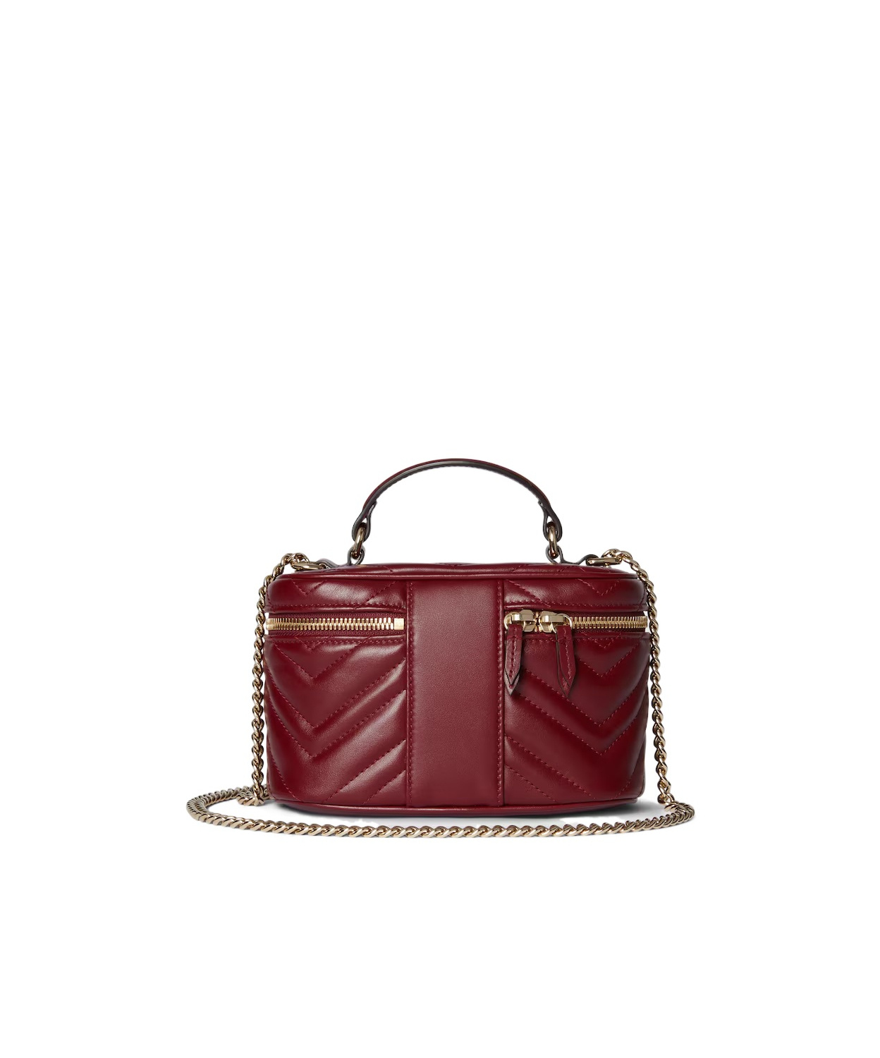 Gucci Gg Marmont Mini Vanity Bag In Burgundy