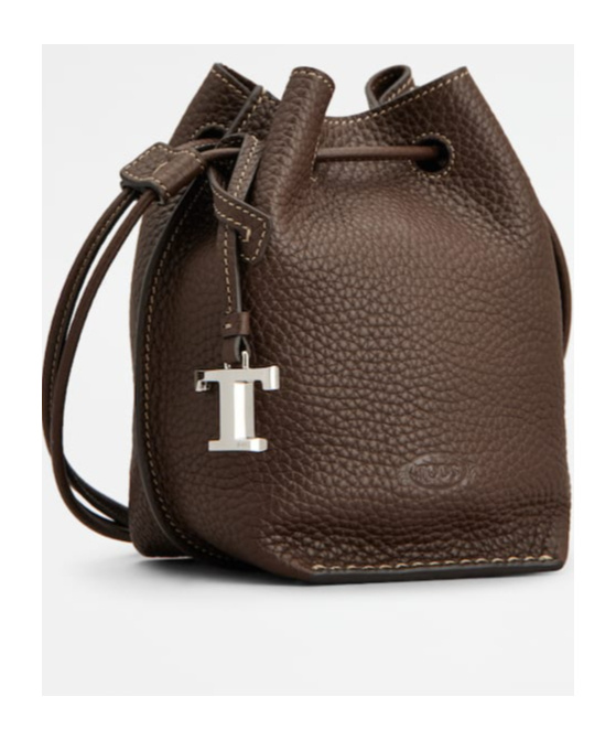 Tod's Drawstring Shoulder Bag In Brown