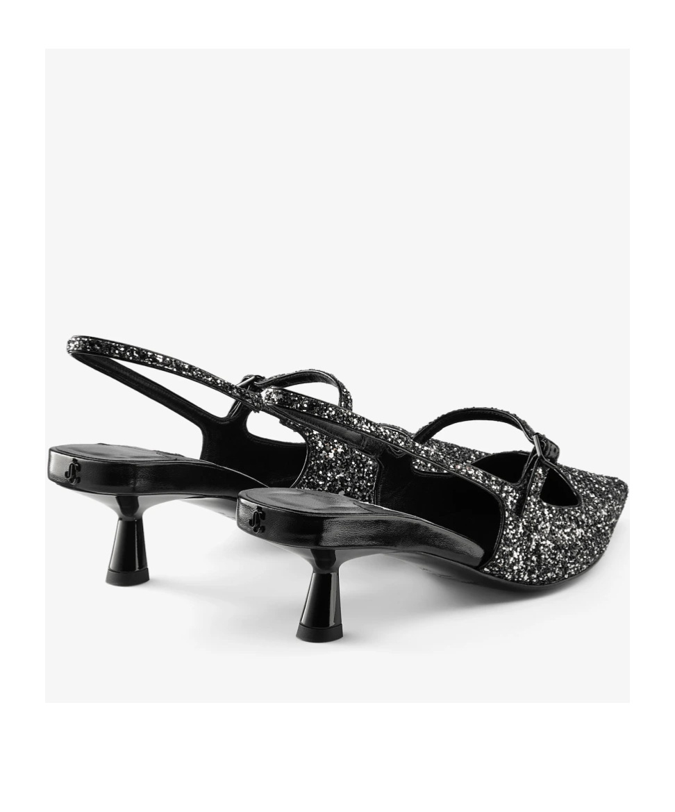 Jimmy Choo Sparkling 45mm Pointed Toe Slingback Pumps