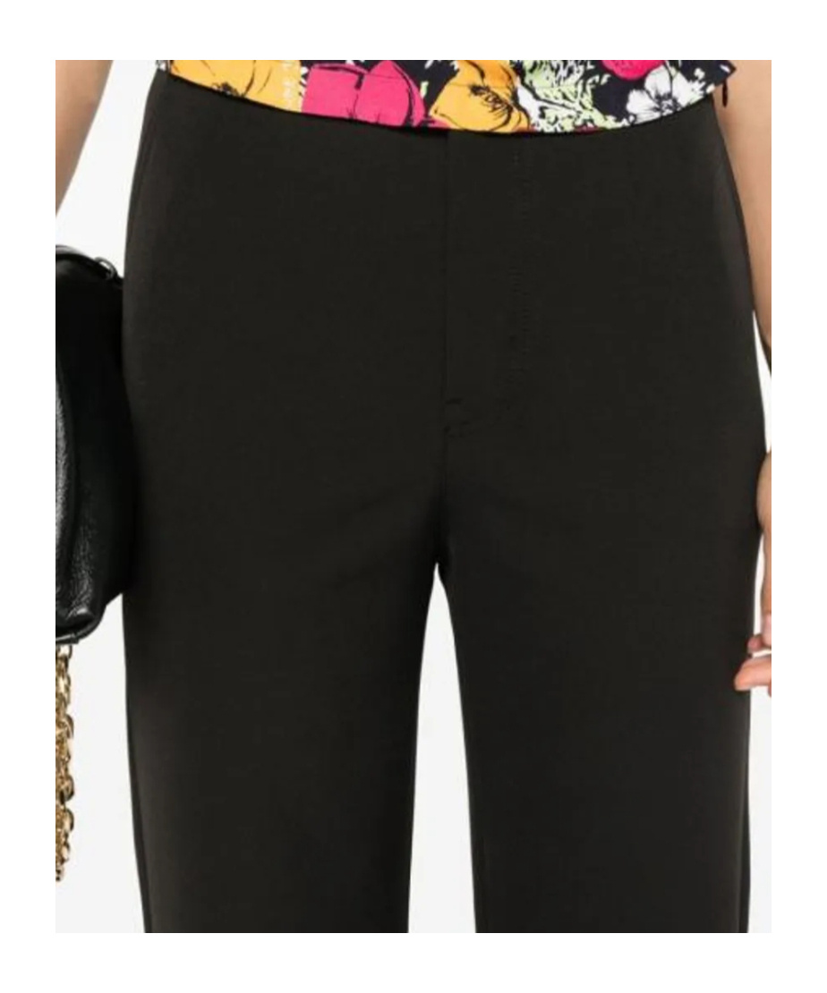 Moschino Straight-leg Trousers In Black